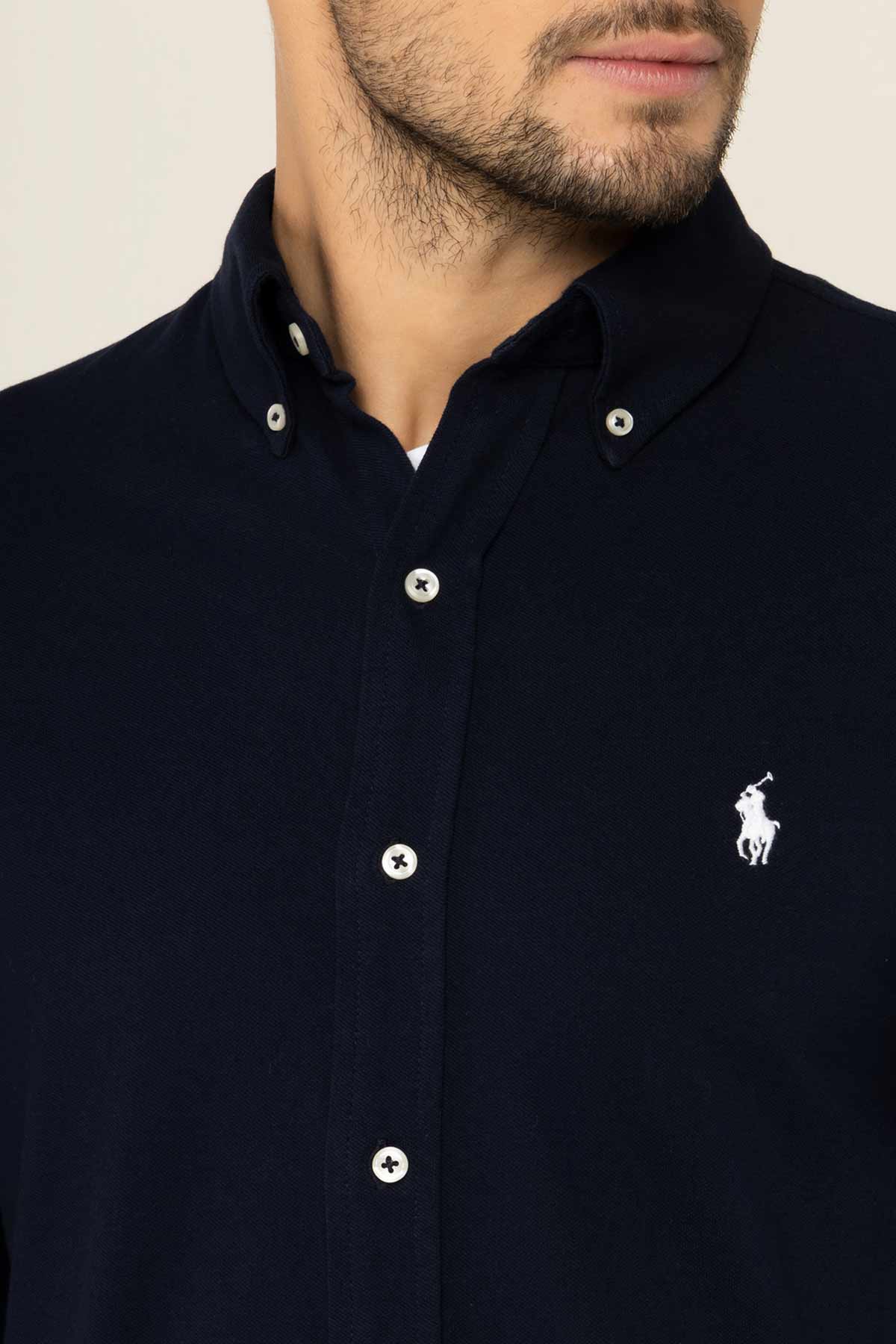 Polo Ralph Lauren Custom Fit Featherweight Mesh Gömlek-Libas Trendy Fashion Store