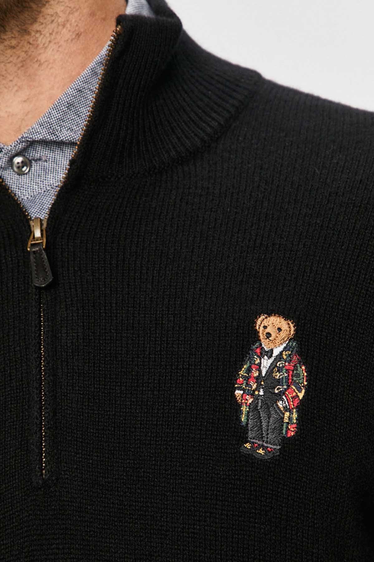 Polo Ralph Lauren Polo Bear Yarım Fermuarlı Triko-Libas Trendy Fashion Store