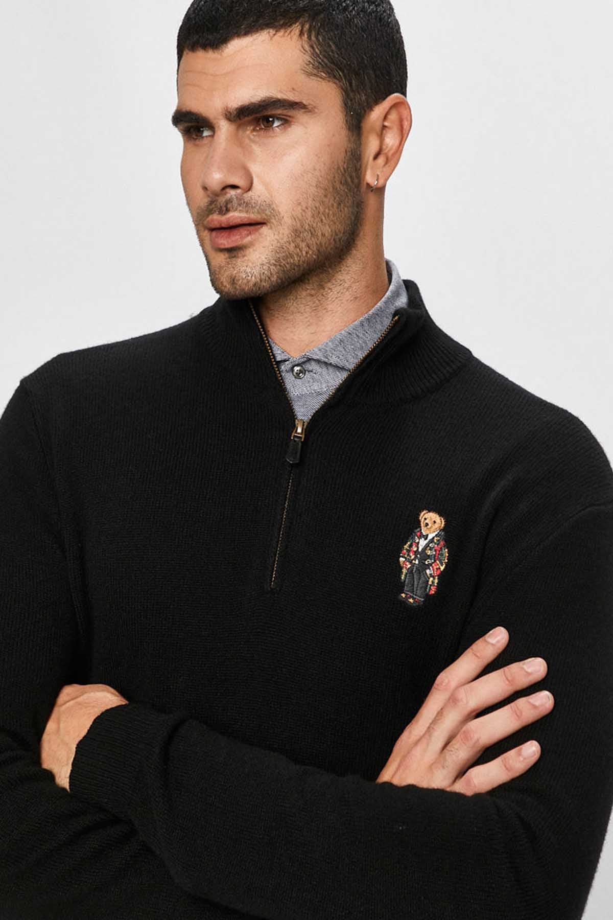 Polo Ralph Lauren Polo Bear Yarım Fermuarlı Triko-Libas Trendy Fashion Store