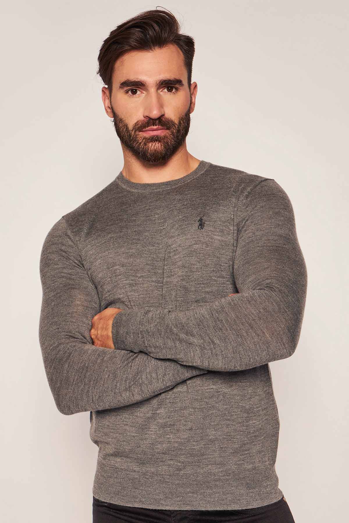 Polo Ralph Lauren Yuvarlak Yaka Slim Fit Triko-Libas Trendy Fashion Store