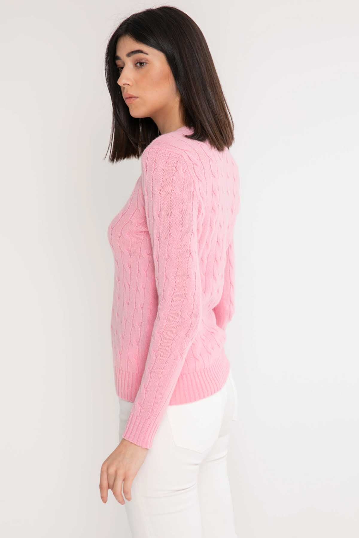 Polo Ralph Lauren Kaşmirli Saç Örgü Triko-Libas Trendy Fashion Store