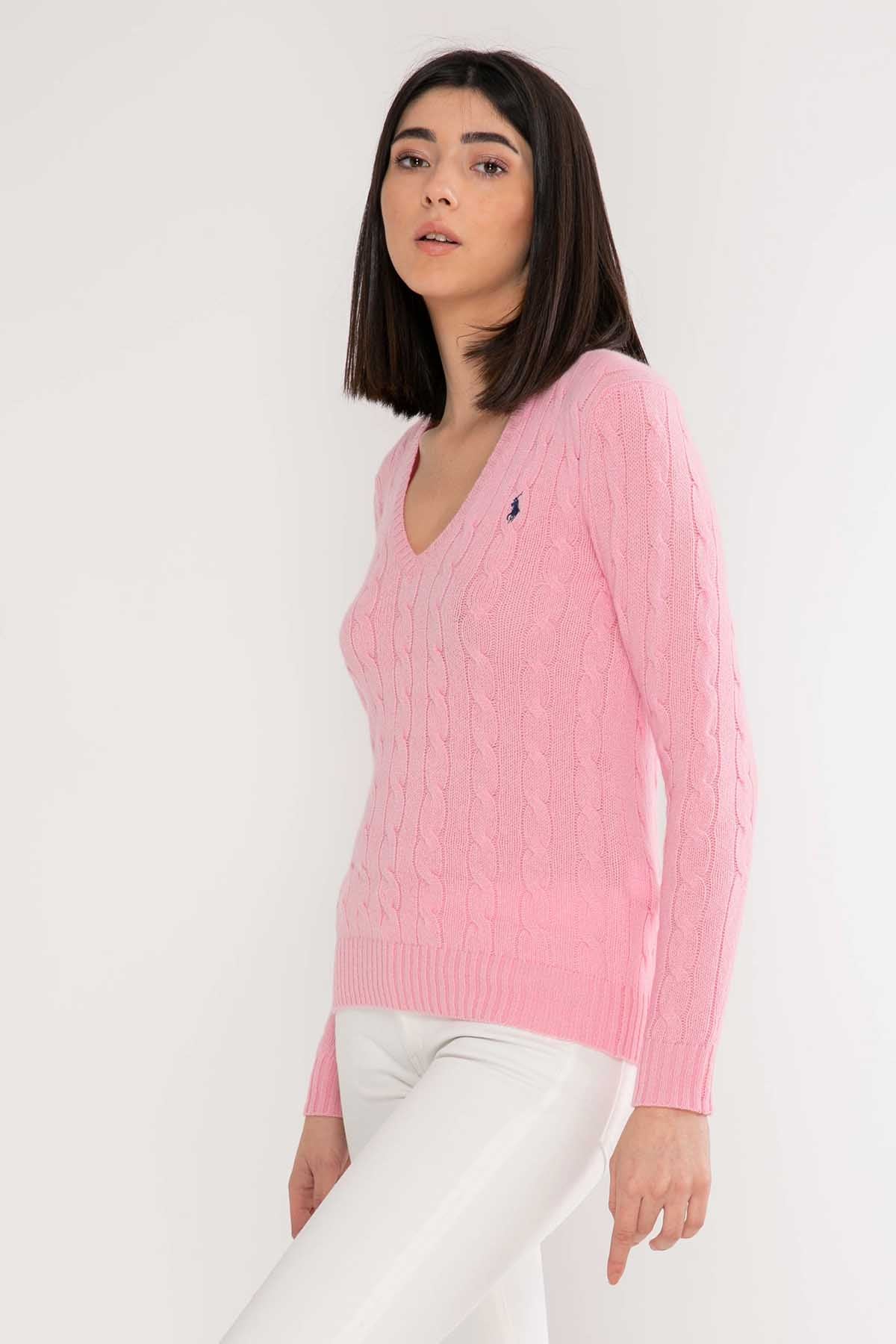 Polo Ralph Lauren Kaşmirli Saç Örgü Triko-Libas Trendy Fashion Store