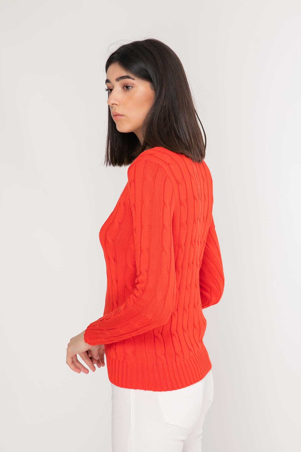 Polo Ralph Lauren Kaşmirli Saç Örgü Triko-Libas Trendy Fashion Store