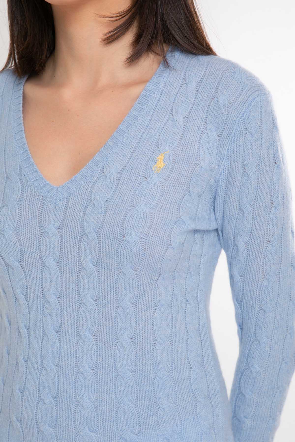 Polo Ralph Lauren Kaşmirli Saç Örgü Triko-Libas Trendy Fashion Store