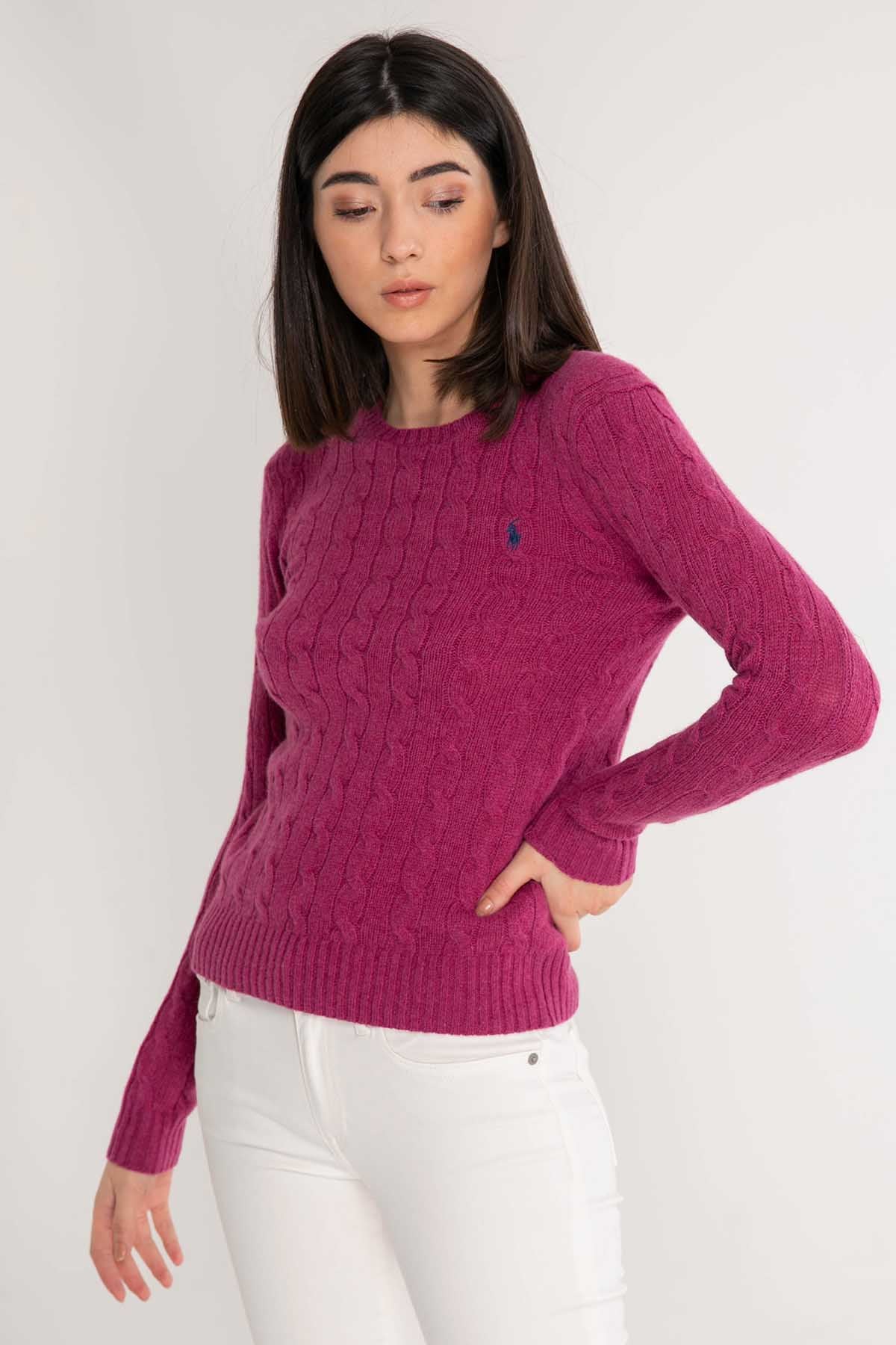 Polo Ralph Lauren Kaşmirli Saç Örgü Triko-Libas Trendy Fashion Store