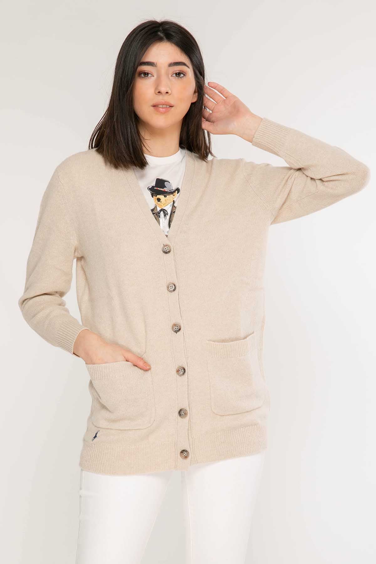 Polo Ralph Lauren Düğmeli Kaşmirli Triko Ceket-Libas Trendy Fashion Store