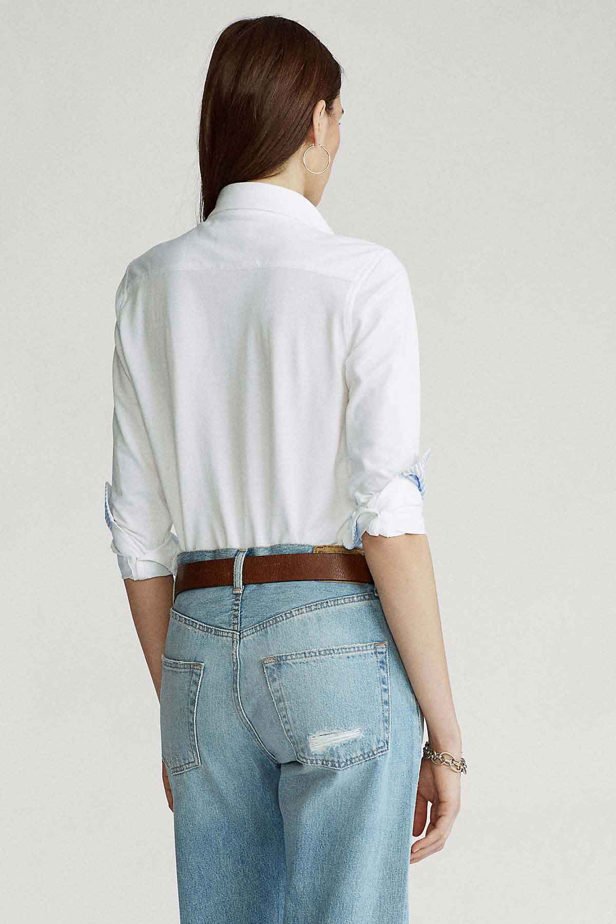 Polo Ralph Lauren Custom Fit Knit Oxford Gömlek-Libas Trendy Fashion Store