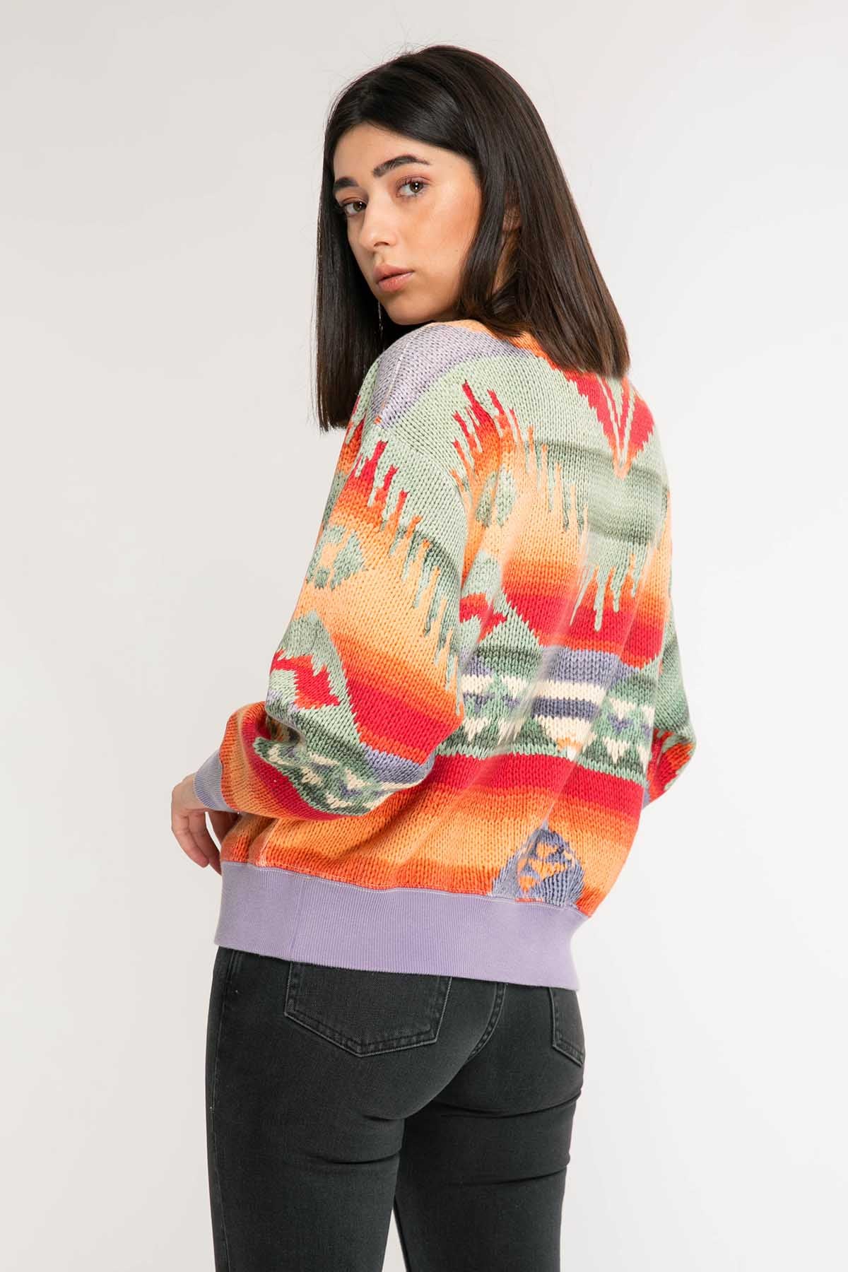 Polo Ralph Lauren Etnik Desenli Sweatshirt-Libas Trendy Fashion Store