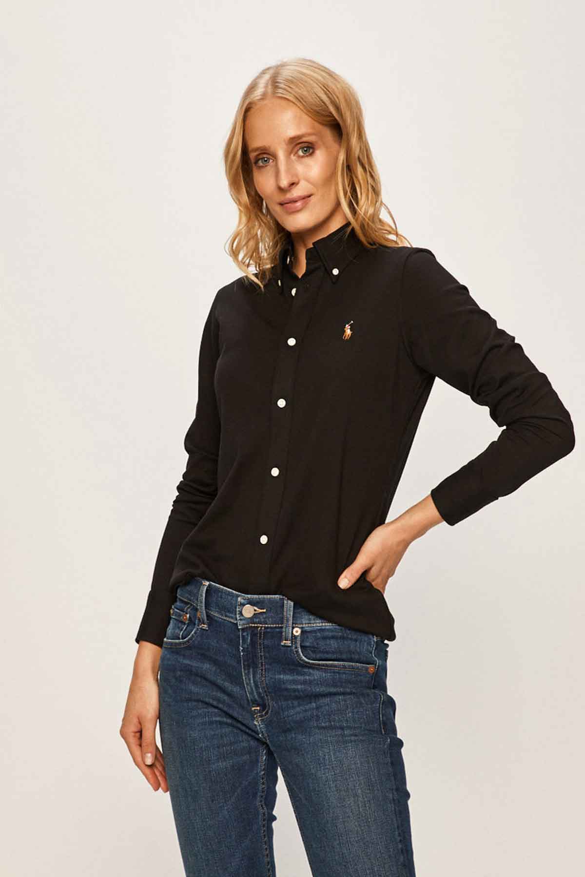 Polo Ralph Lauren Custom Fit Knit Oxford Gömlek-Libas Trendy Fashion Store