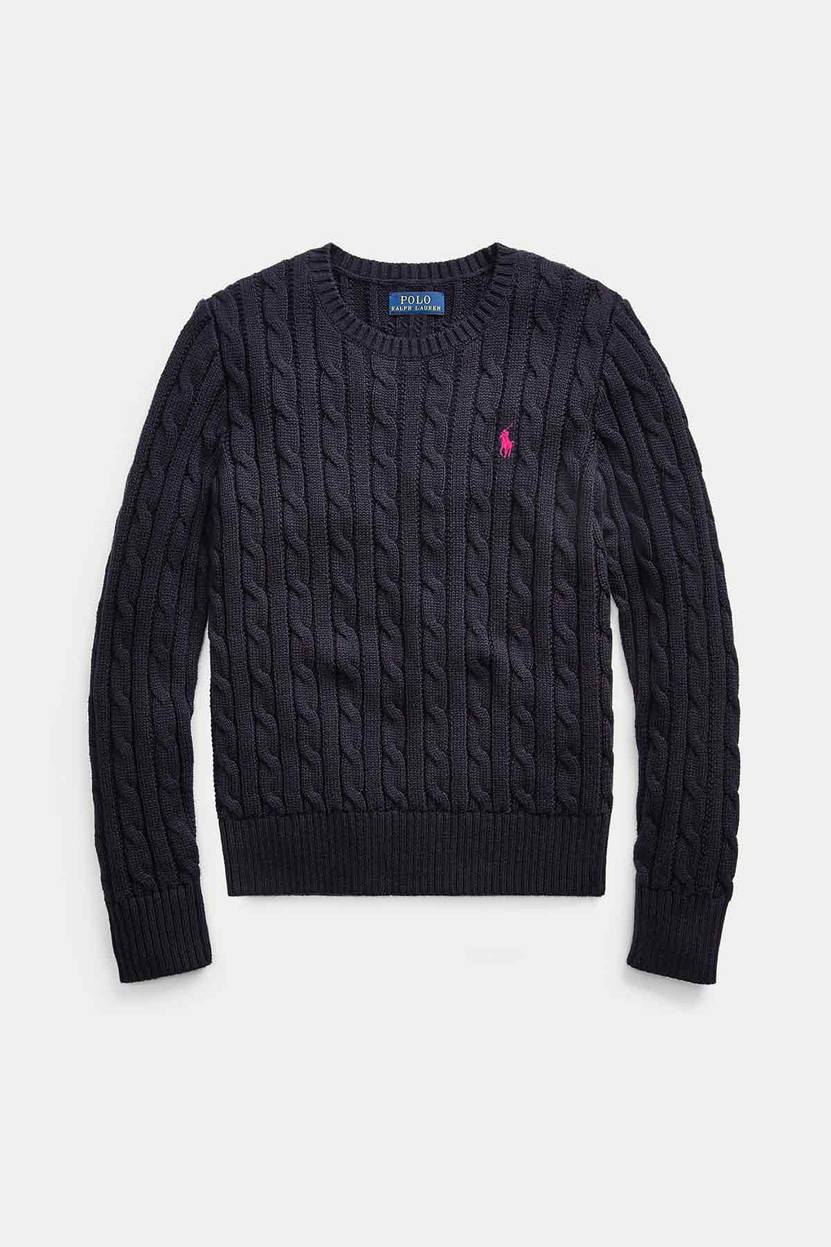 Polo Ralph Lauren S-M Kız Çocuk Saç Örgü Triko-Libas Trendy Fashion Store