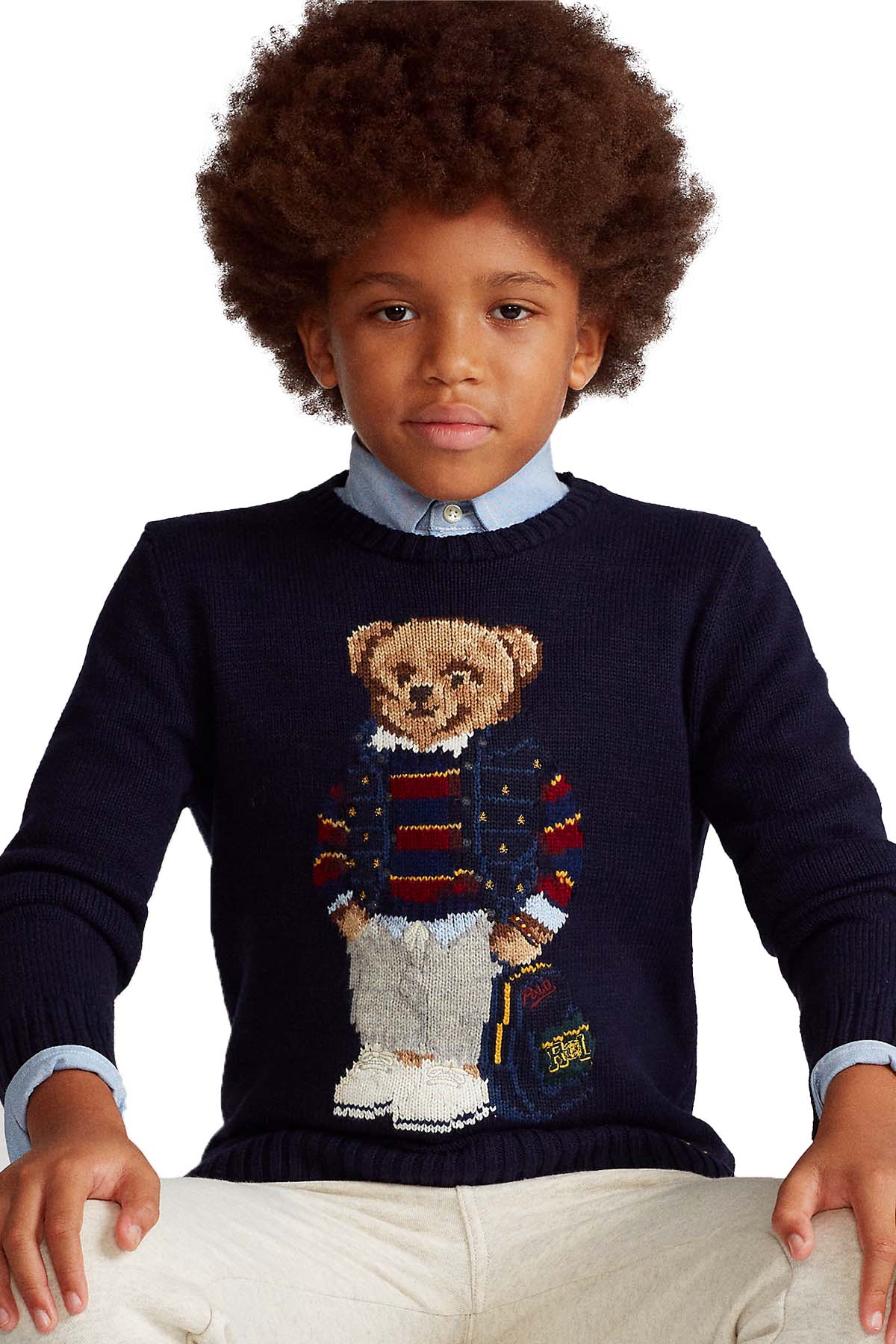 Polo Ralph Lauren S-M Erkek Çocuk Polo Bear Triko-Libas Trendy Fashion Store