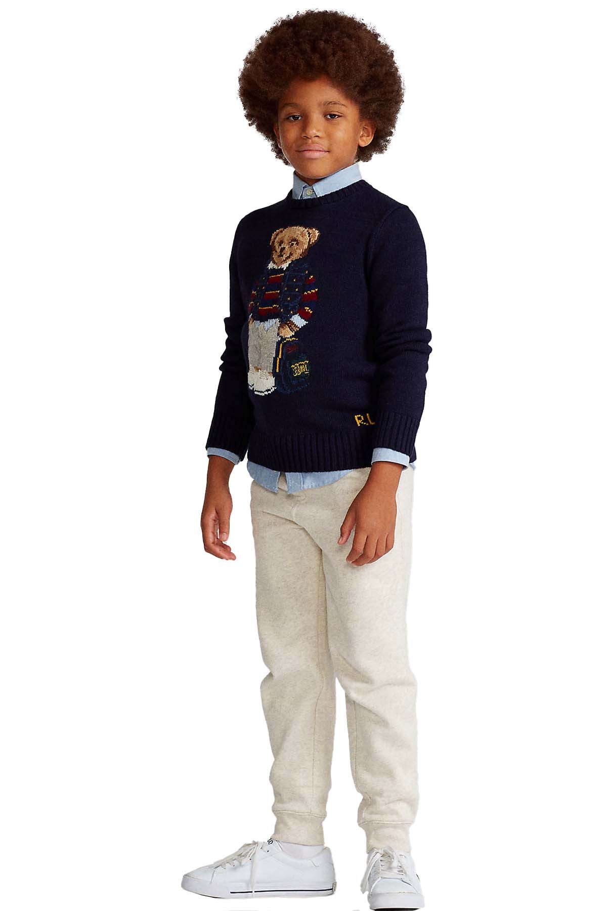 Polo Ralph Lauren S-M Erkek Çocuk Polo Bear Triko-Libas Trendy Fashion Store