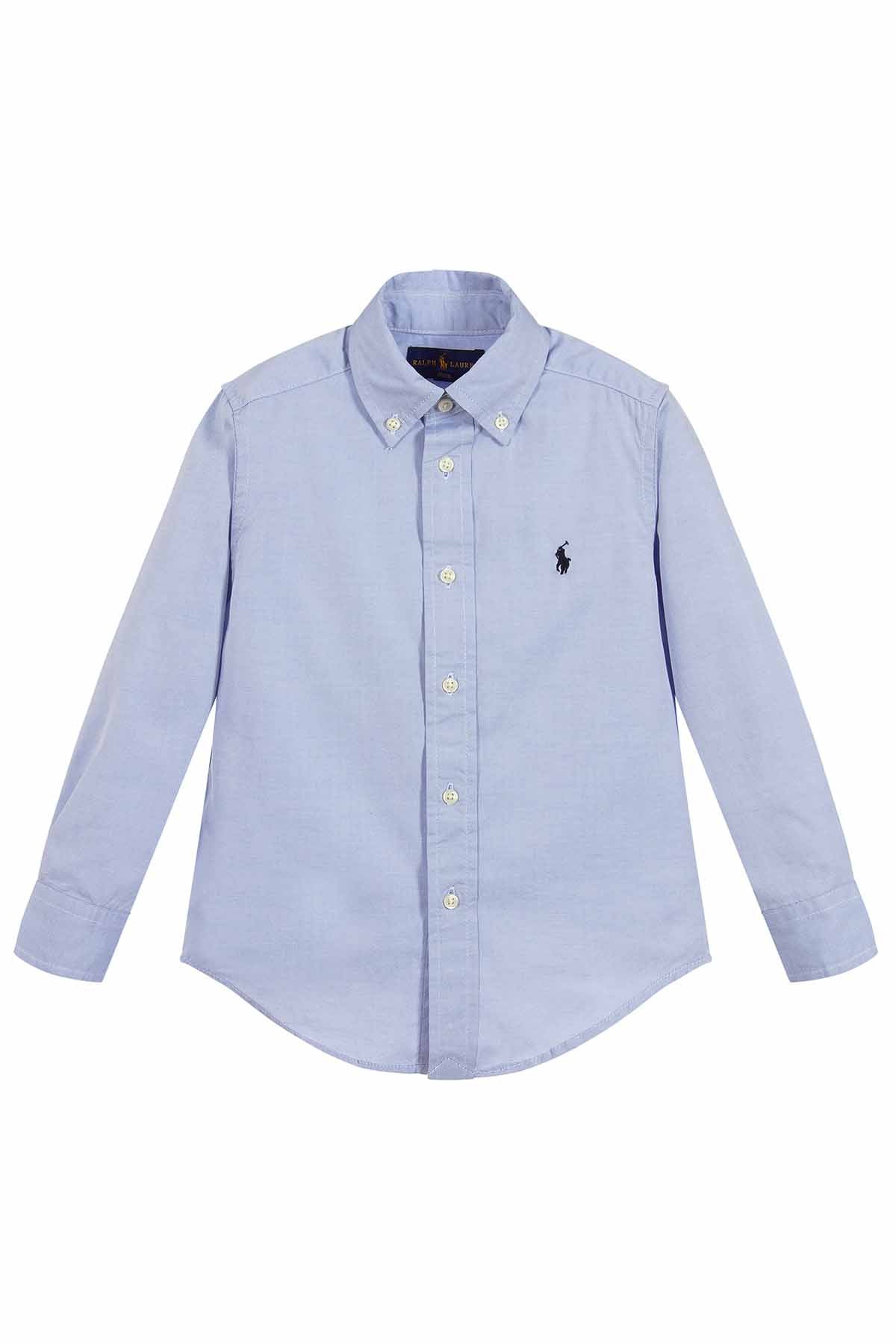 Polo Ralph Lauren 5-7 Yaş Erkek Slim Fit Oxford Gömlek-Libas Trendy Fashion Store