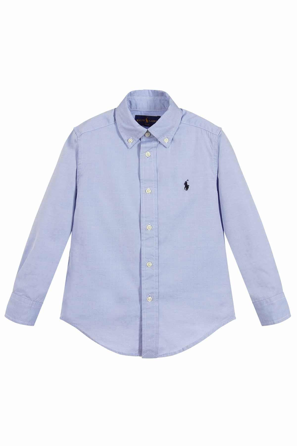 Polo Ralph Lauren 8-10 Yaş Erkek Slim Fit Oxford Gömlek-Libas Trendy Fashion Store