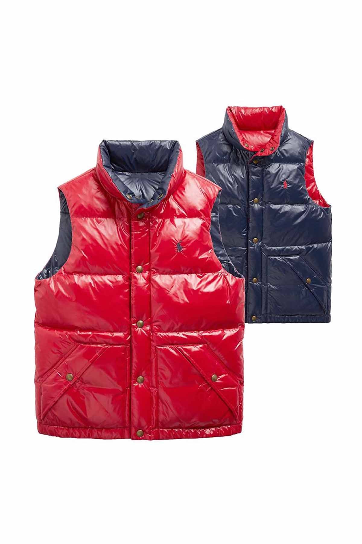 Polo Ralph Lauren S-M Erkek Çocuk Çift Taraflı Yelek-Libas Trendy Fashion Store