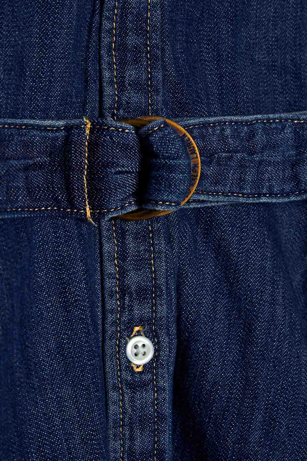 Polo Ralph Lauren 8-10 Yaş Kız Denim Elbise-Libas Trendy Fashion Store