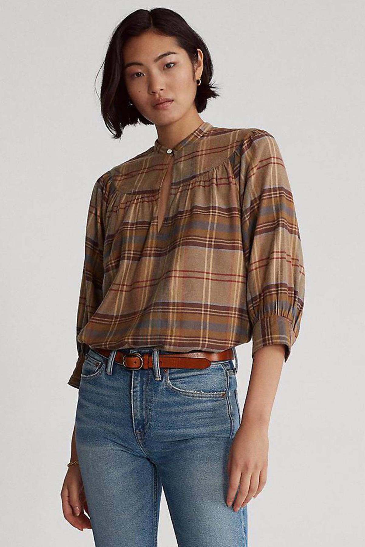 Polo Ralph Lauren Ekoseli Hakim Yaka Gömlek-Libas Trendy Fashion Store