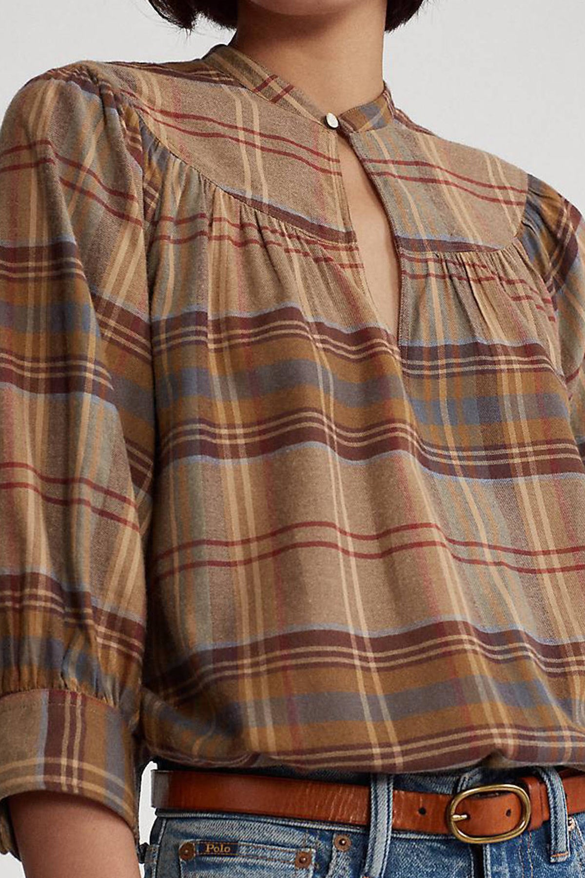 Polo Ralph Lauren Ekoseli Hakim Yaka Gömlek-Libas Trendy Fashion Store