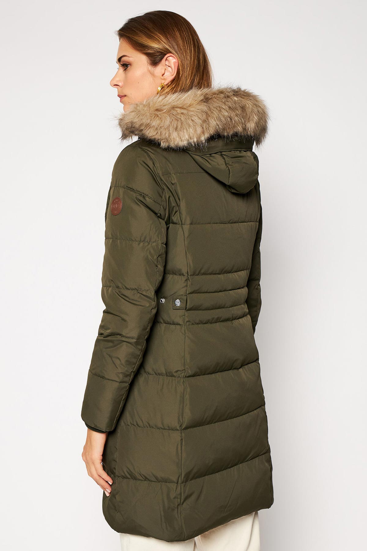 Polo Ralph Lauren Kürk Yaka Puffer Parka-Libas Trendy Fashion Store