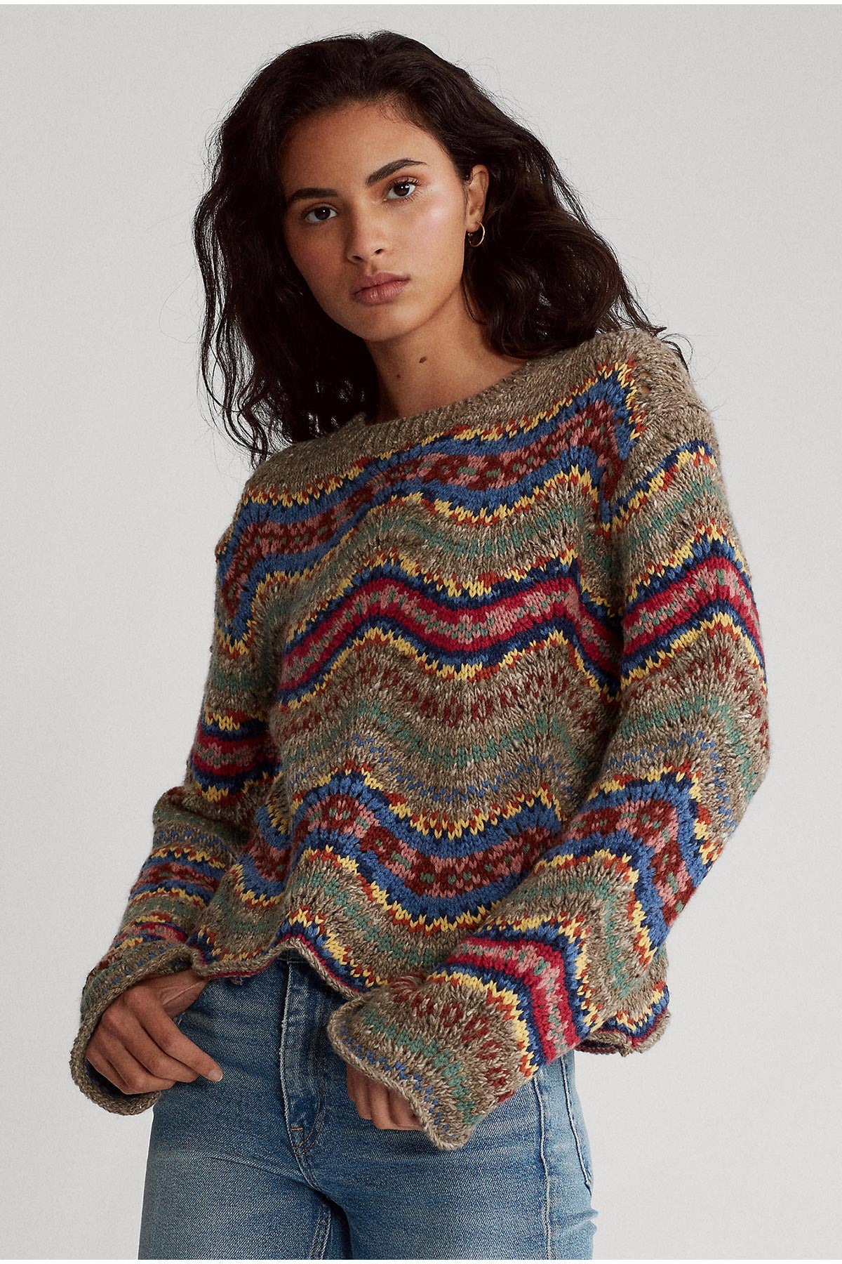 Polo Ralph Lauren Motifli Kaşmirli Triko-Libas Trendy Fashion Store