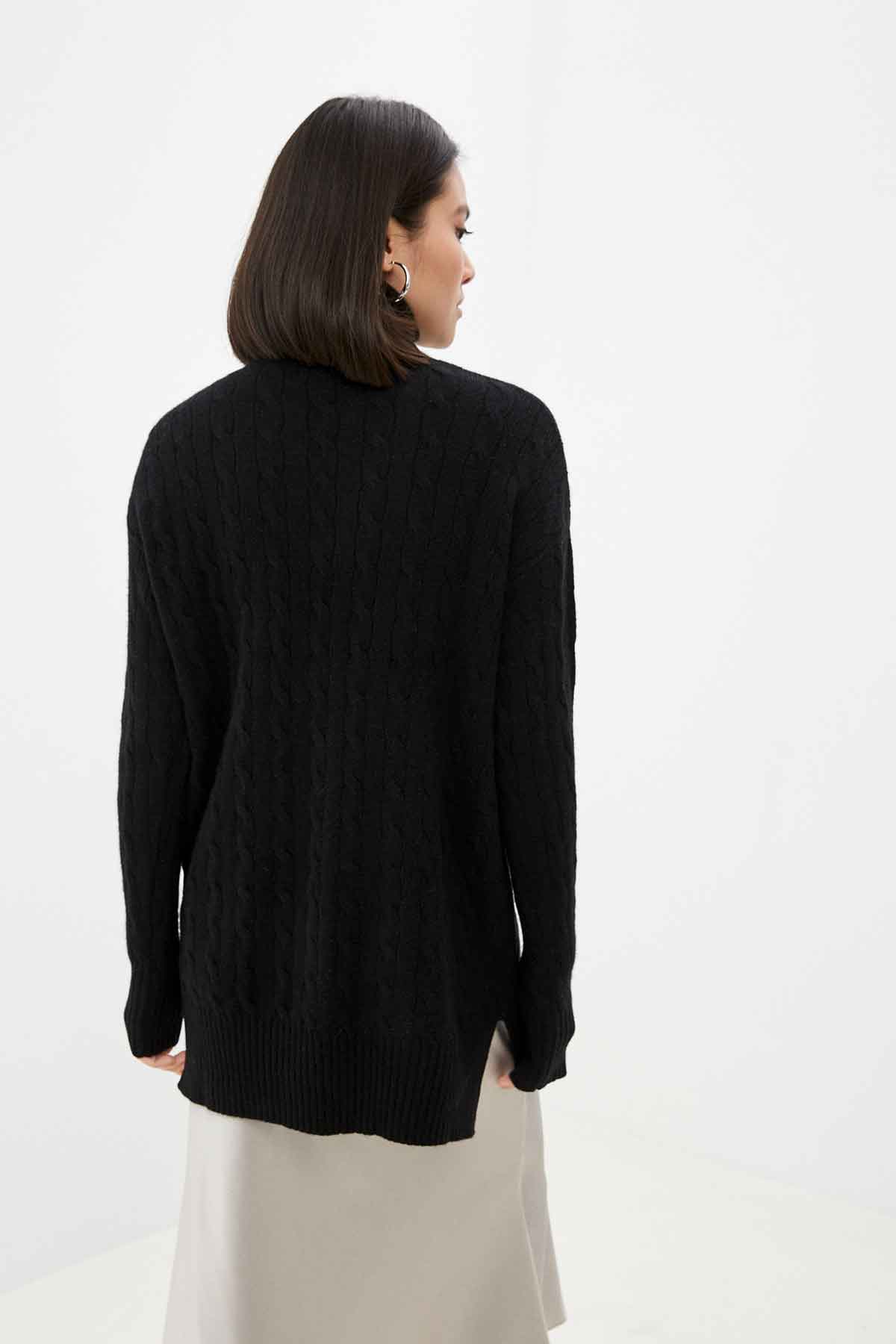 Polo Ralph Lauren Relaxed Fit Kaşmirli Saç Örgü Triko-Libas Trendy Fashion Store