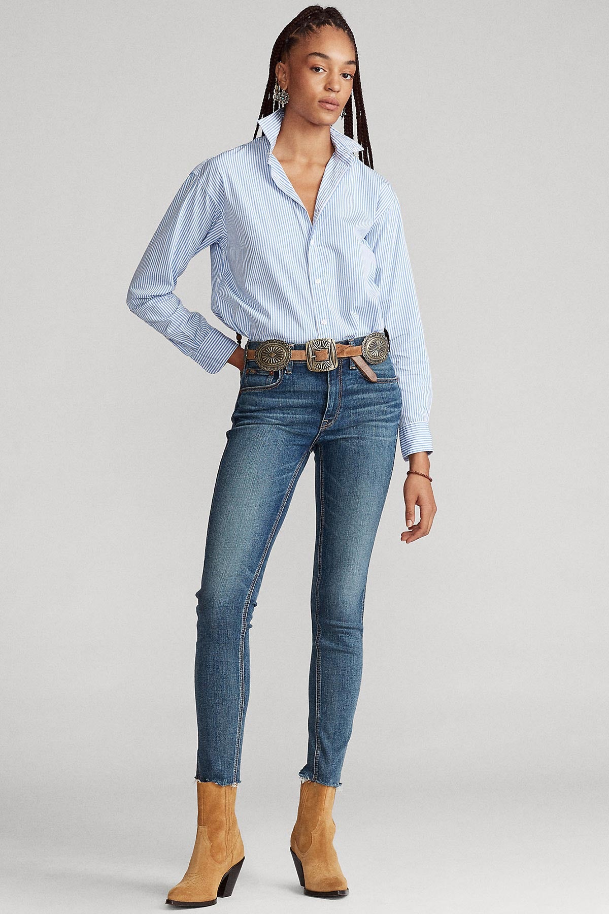 Polo Ralph Lauren Skinny Crop Fit Jeans-Libas Trendy Fashion Store