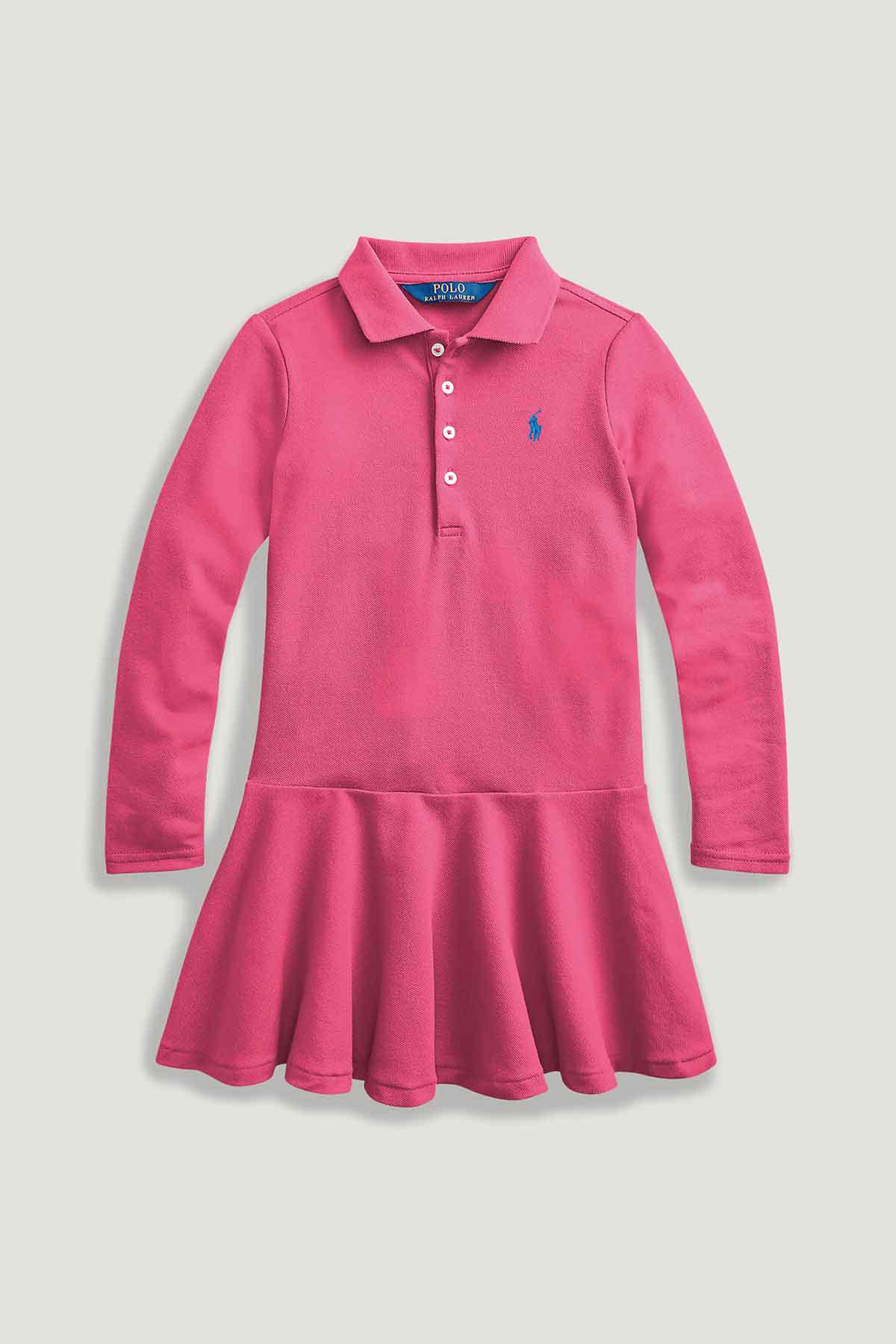 Polo Ralph Lauren 5-6 Yaş Kız Polo Yaka Elbise-Libas Trendy Fashion Store
