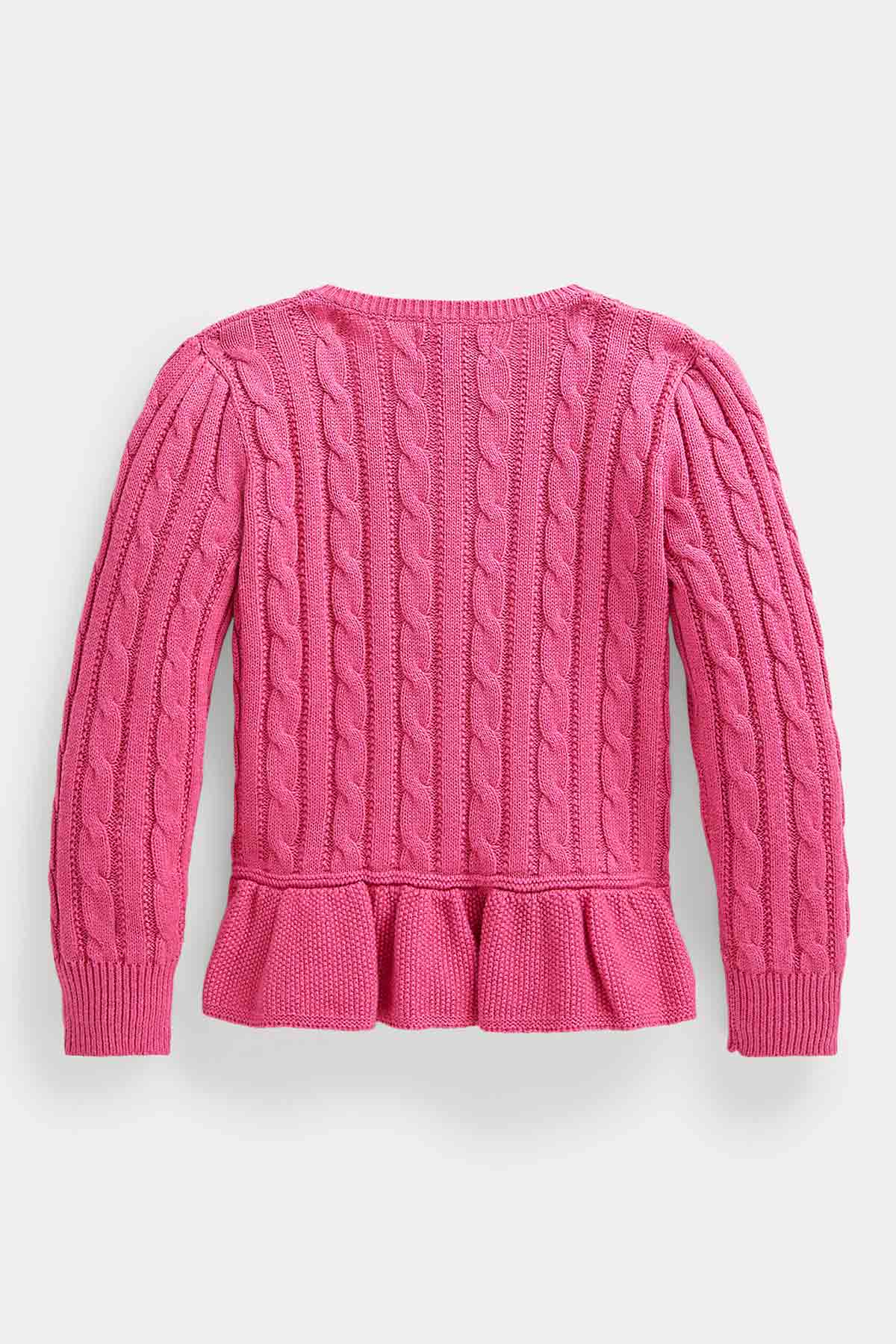 Polo Ralph Lauren 5-6.5 Yaş Kız Saç Örgü Triko Ceket-Libas Trendy Fashion Store