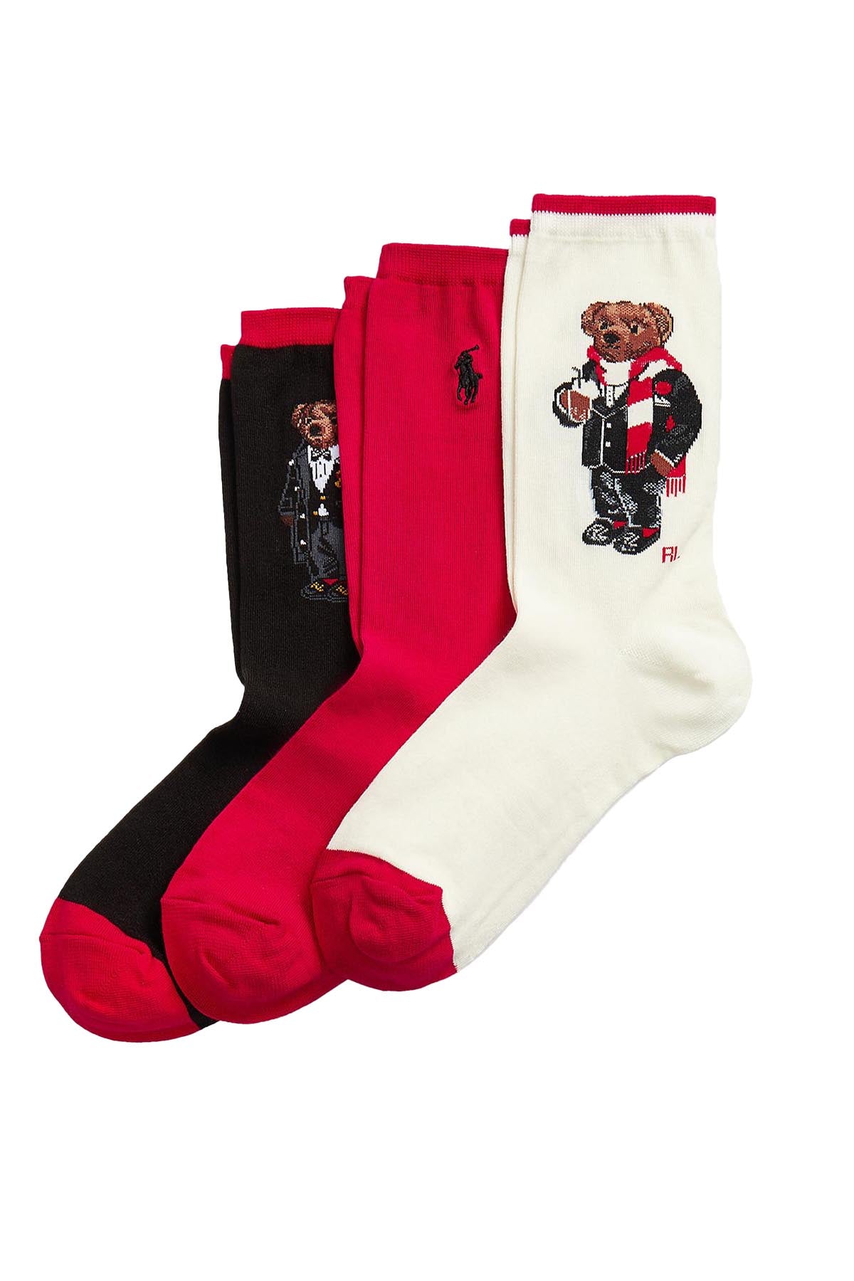 Polo Ralph Lauren Polo Bear 3'lü Çorap Set-Libas Trendy Fashion Store