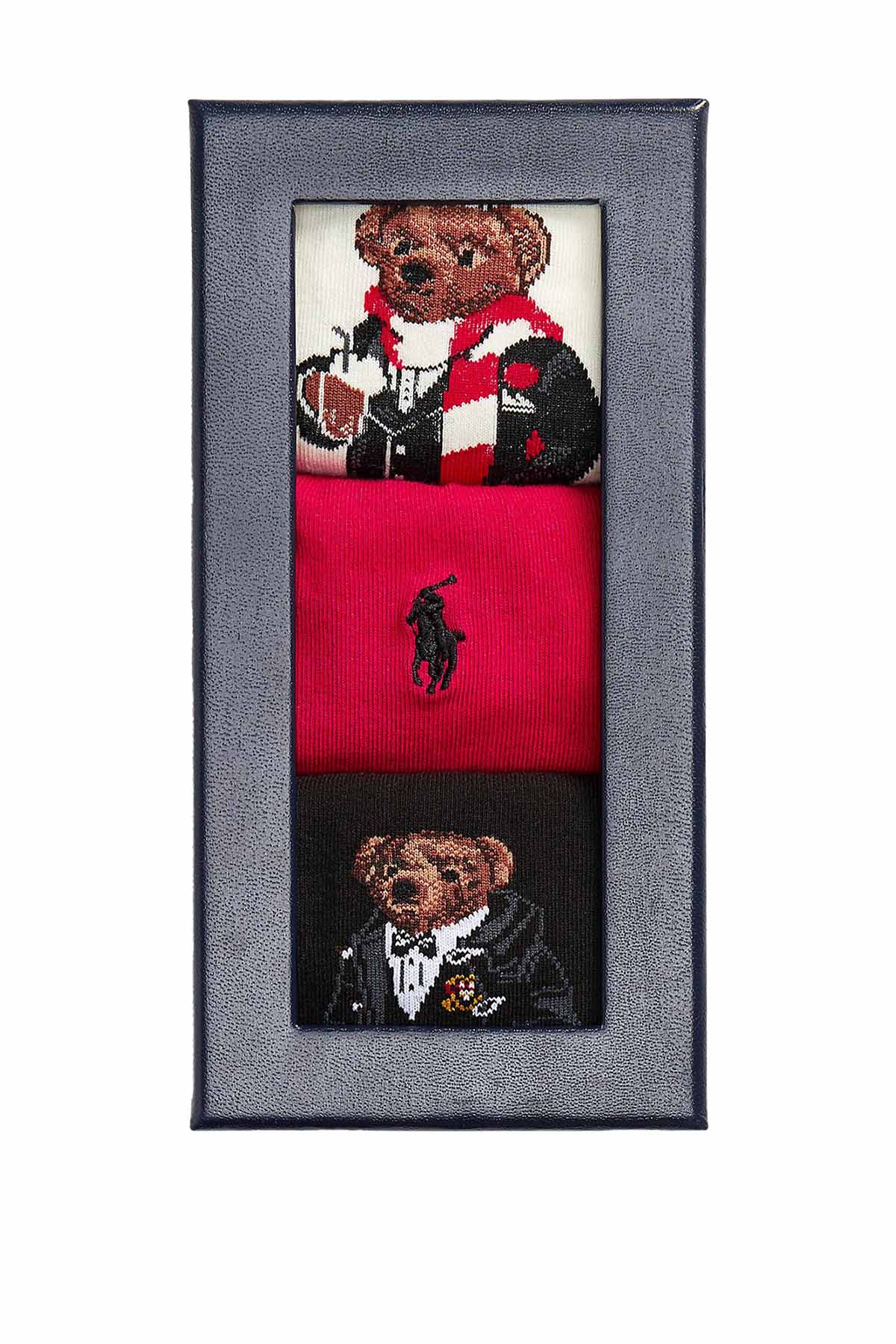 Polo Ralph Lauren Polo Bear 3'lü Çorap Set-Libas Trendy Fashion Store
