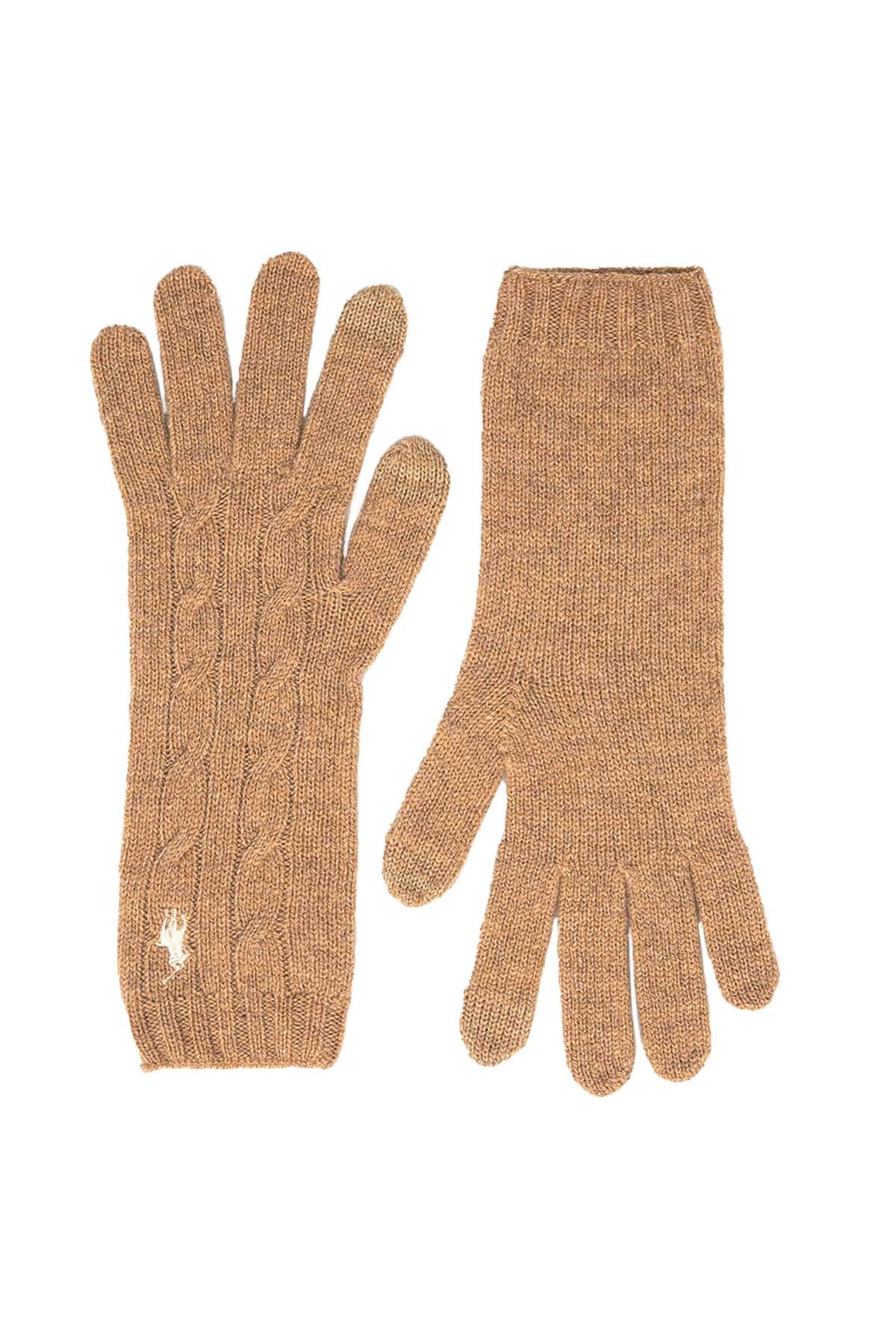 Polo Ralph Lauren Saç Örgü Kaşmirli Eldiven-Libas Trendy Fashion Store
