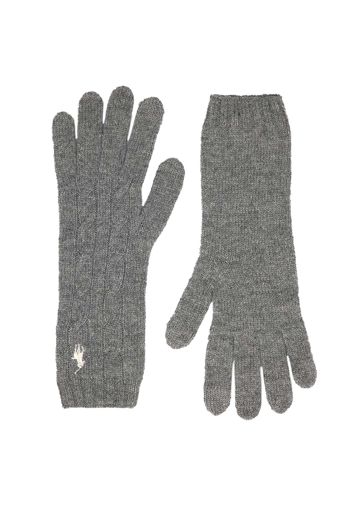 Polo Ralph Lauren Saç Örgü Kaşmirli Eldiven-Libas Trendy Fashion Store