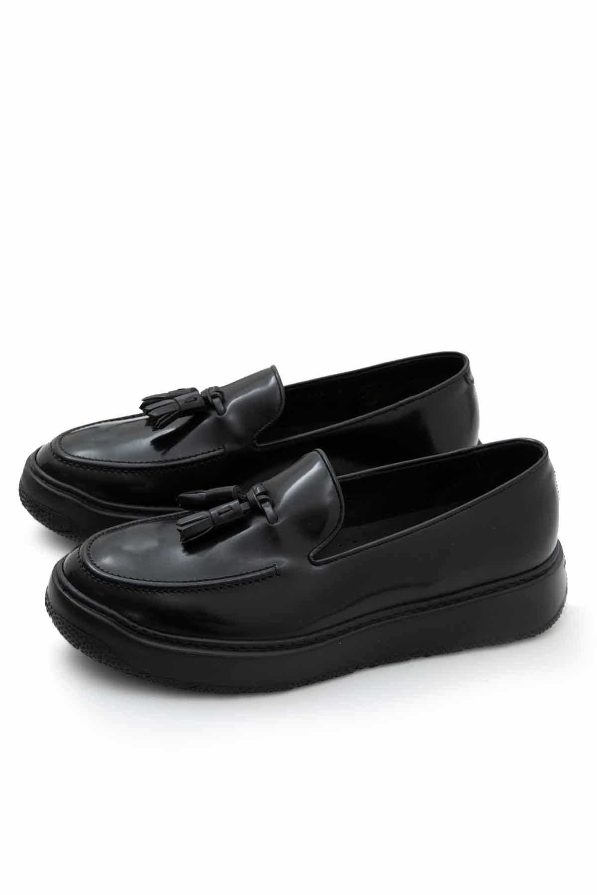 Fratelli Rossetti Püsküllü Loafer Deri Ayakkabı-Libas Trendy Fashion Store