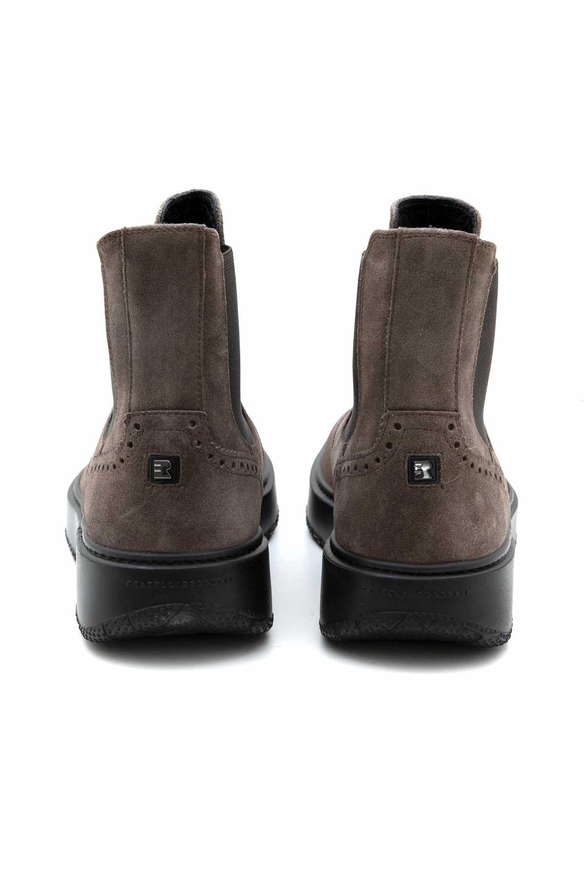 Fratelli Rossetti Zımbalı Süet Bot-Libas Trendy Fashion Store