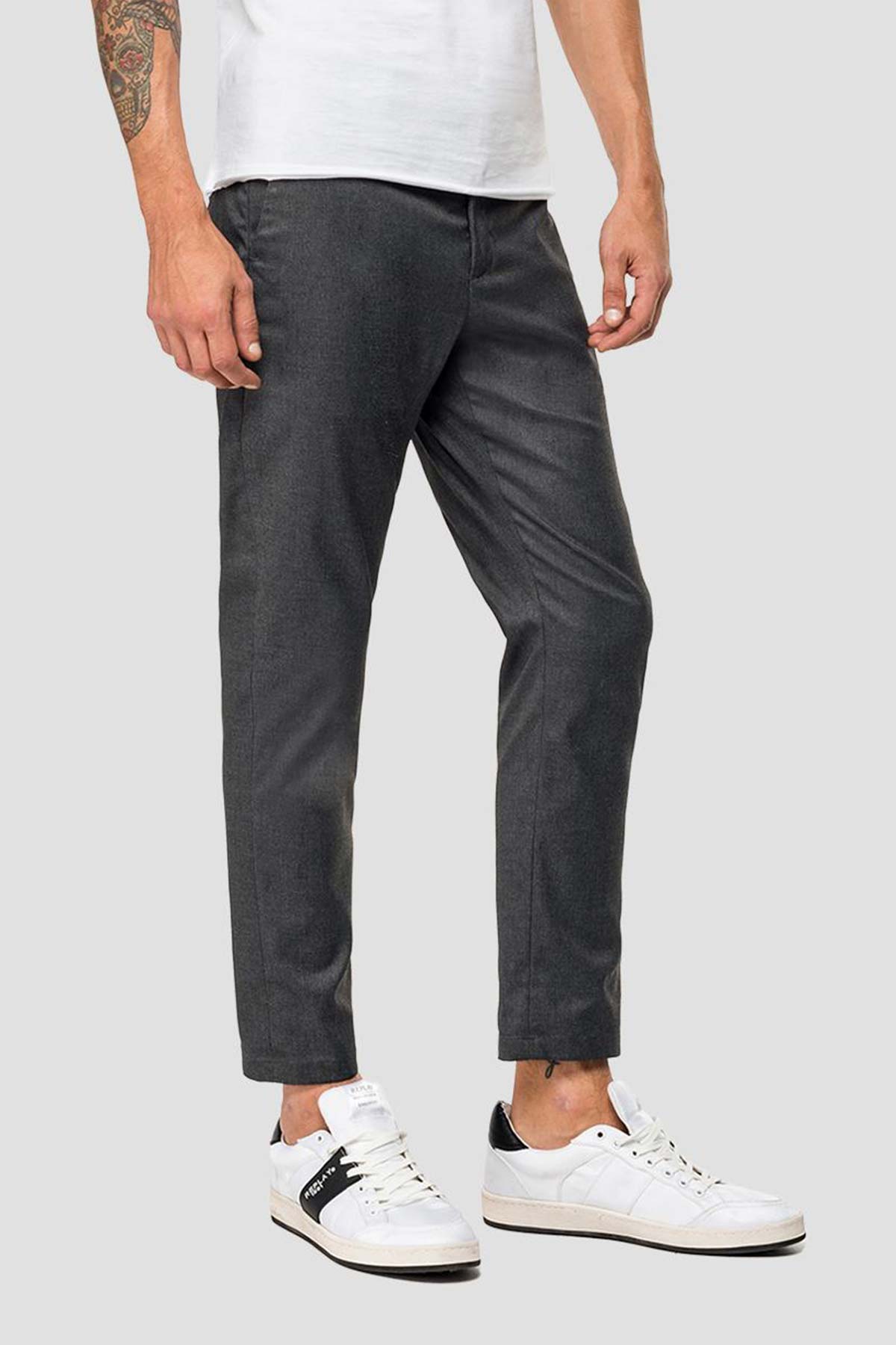 Replay Smart Business Slim Fit Pantolon-Libas Trendy Fashion Store