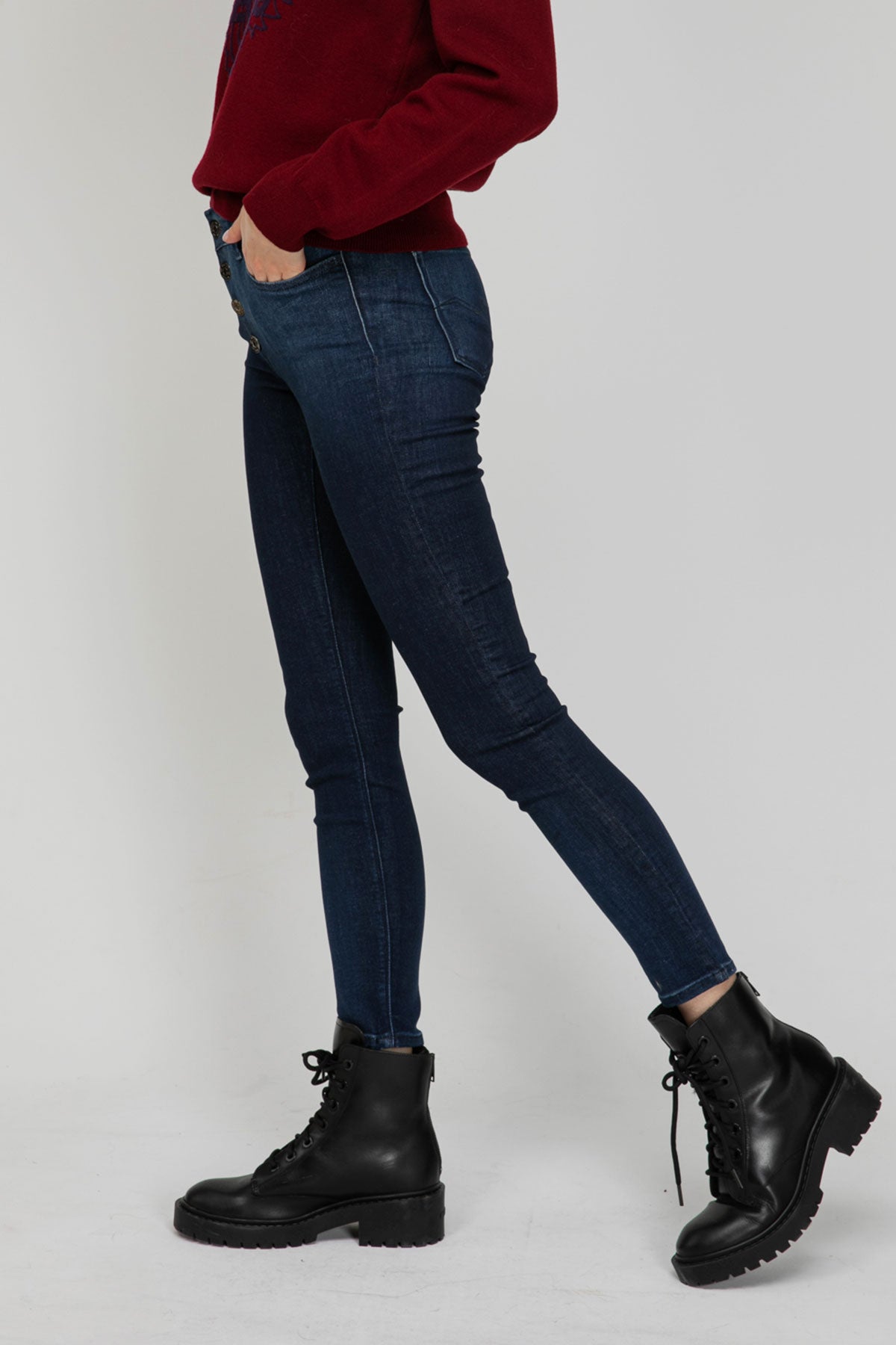 Replay Luzien Skinny High Waist Fit Jeans-Libas Trendy Fashion Store