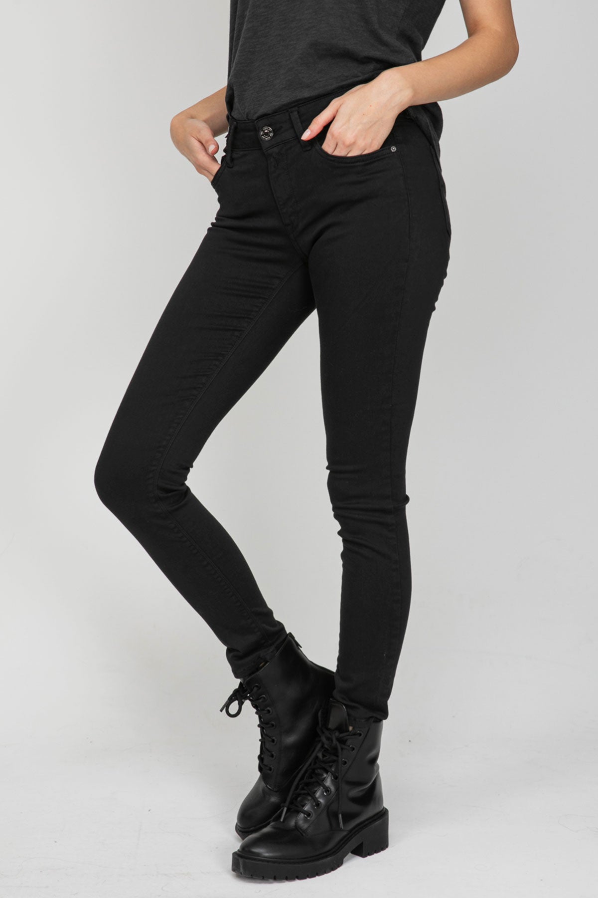 Replay Hyperflex Skinny High Waist Fit Jeans-Libas Trendy Fashion Store