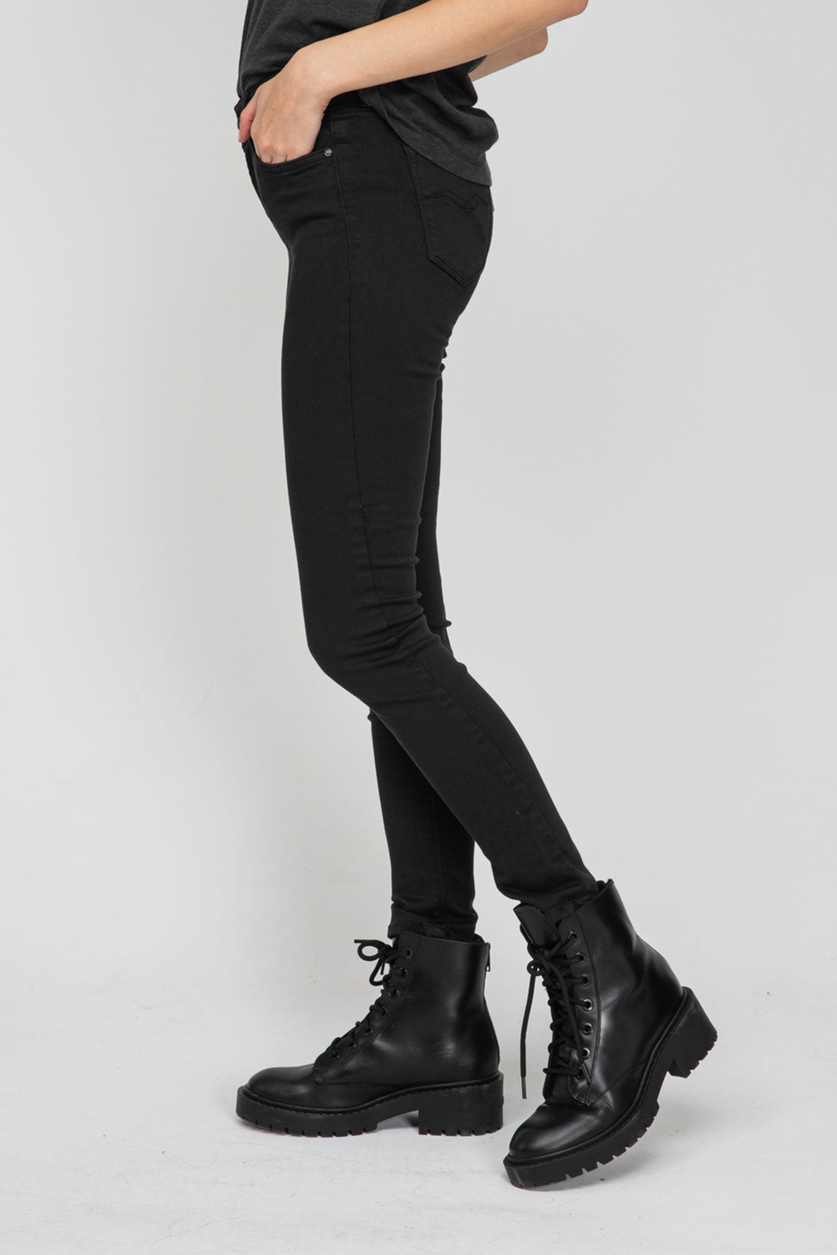 Replay Hyperflex Skinny High Waist Fit Jeans-Libas Trendy Fashion Store