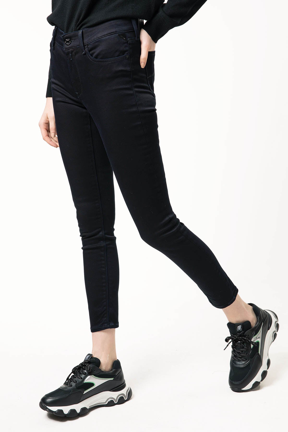 Replay Luzien Skinny Fit Yüksek Bel Jeans-Libas Trendy Fashion Store