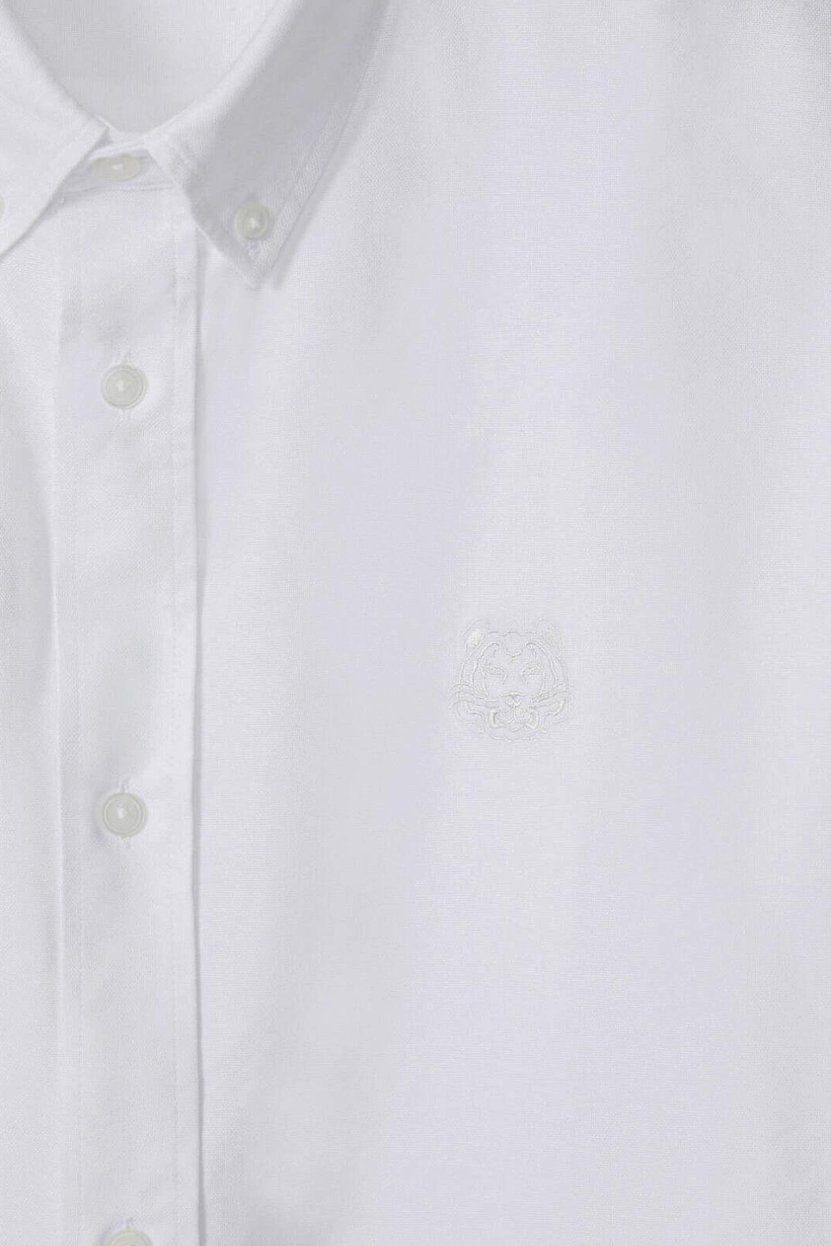 Kenzo Casual Fit Kaplan Logolu Gömlek-Libas Trendy Fashion Store