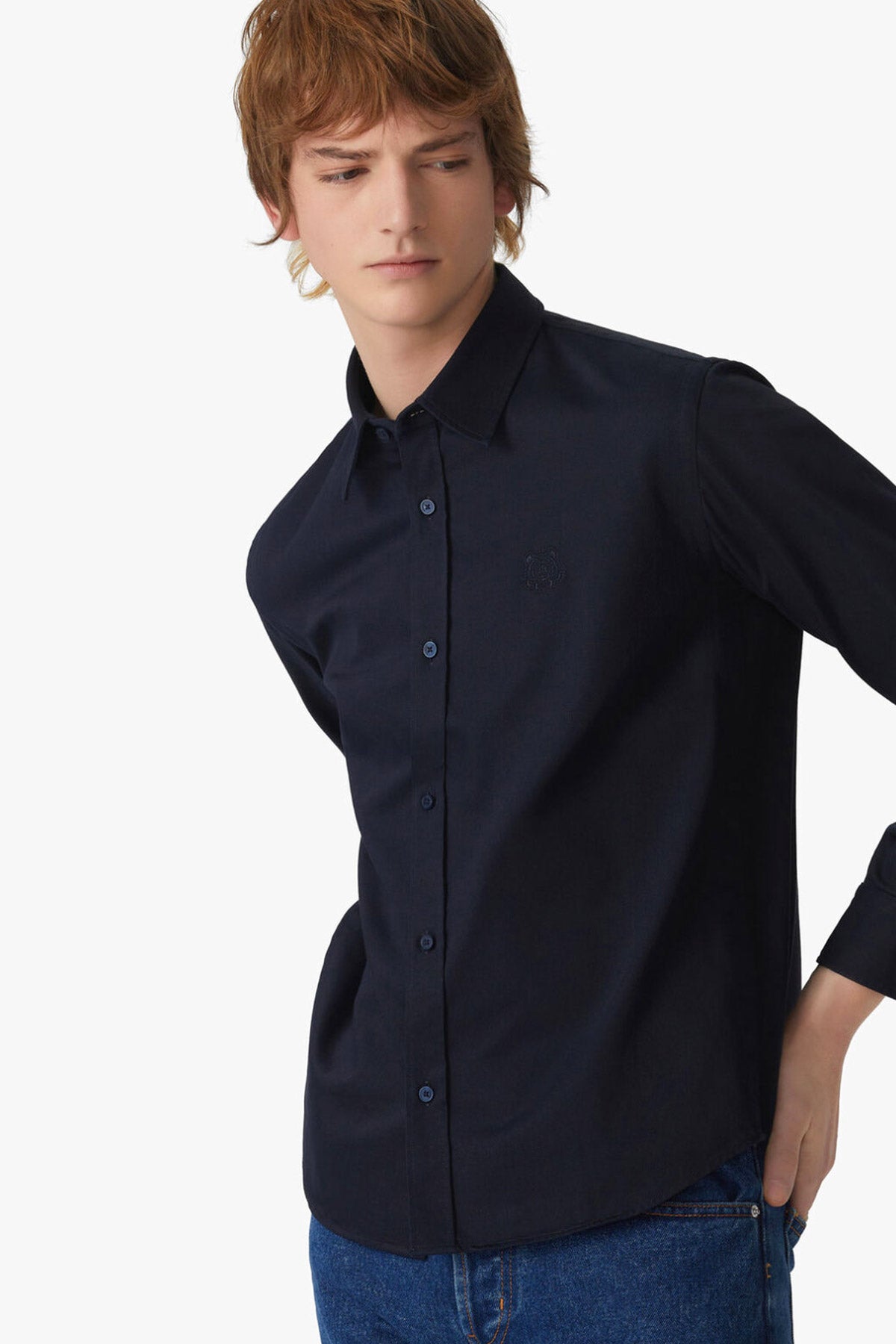 Kenzo Casual Fit Kaplan Logolu Gömlek-Libas Trendy Fashion Store