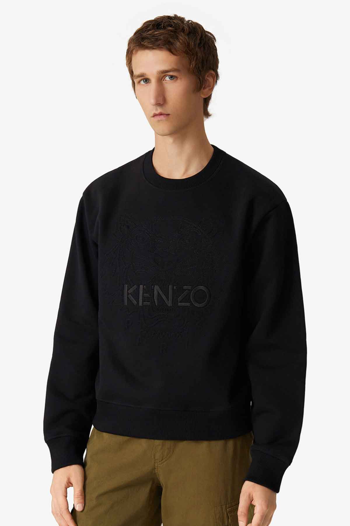 Kenzo Kaplan Logolu Sweatshirt-Libas Trendy Fashion Store
