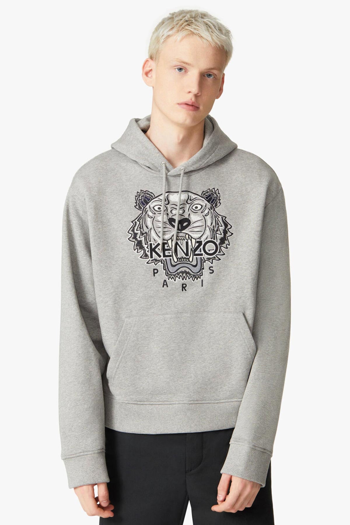 Kenzo Kapüşonlu Kaplan Logolu Sweatshirt-Libas Trendy Fashion Store
