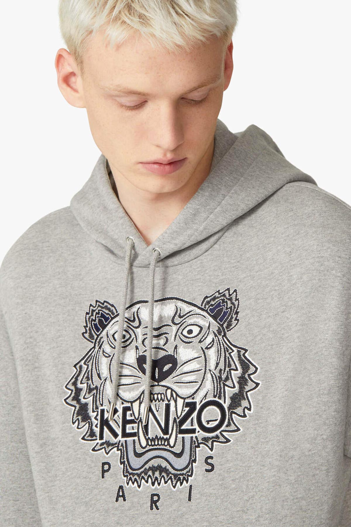 Kenzo Kapüşonlu Kaplan Logolu Sweatshirt-Libas Trendy Fashion Store