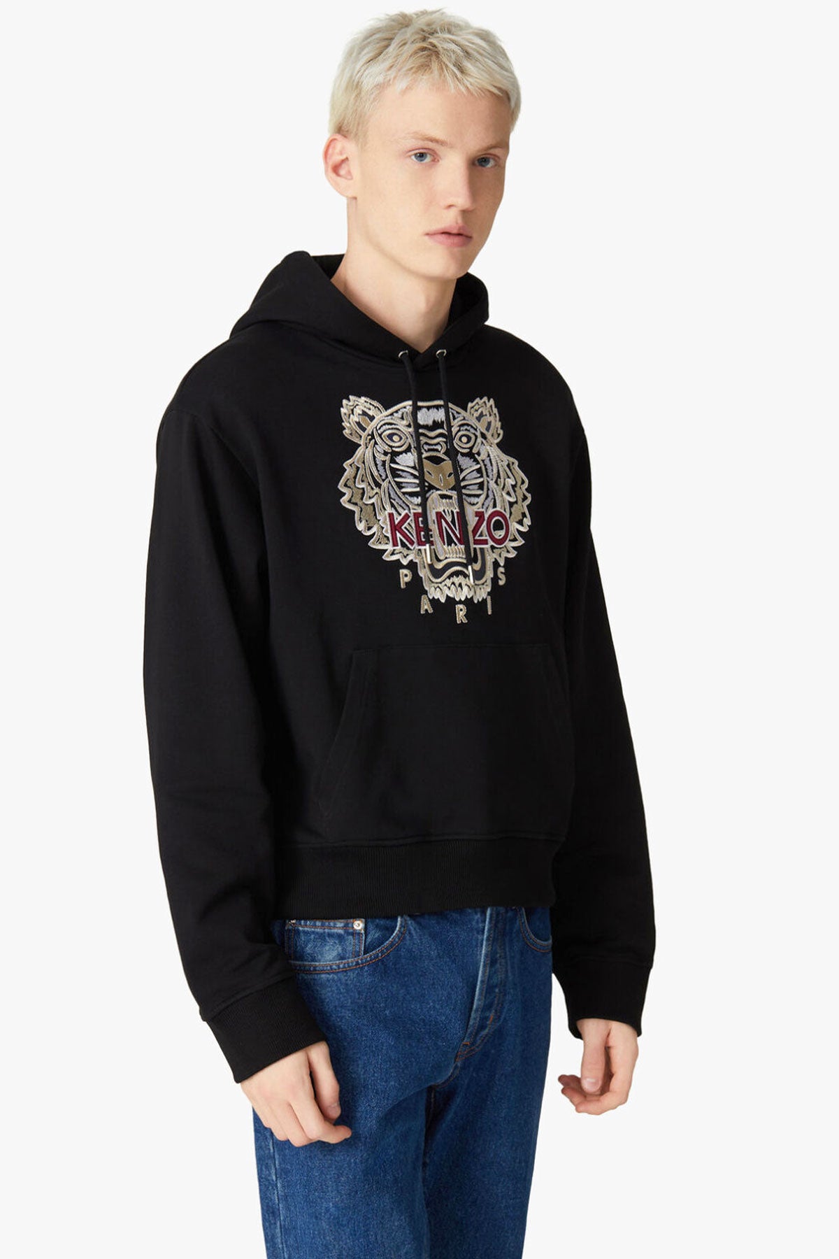 Kenzo Kapüşonlu Kaplan Logolu Sweatshirt-Libas Trendy Fashion Store