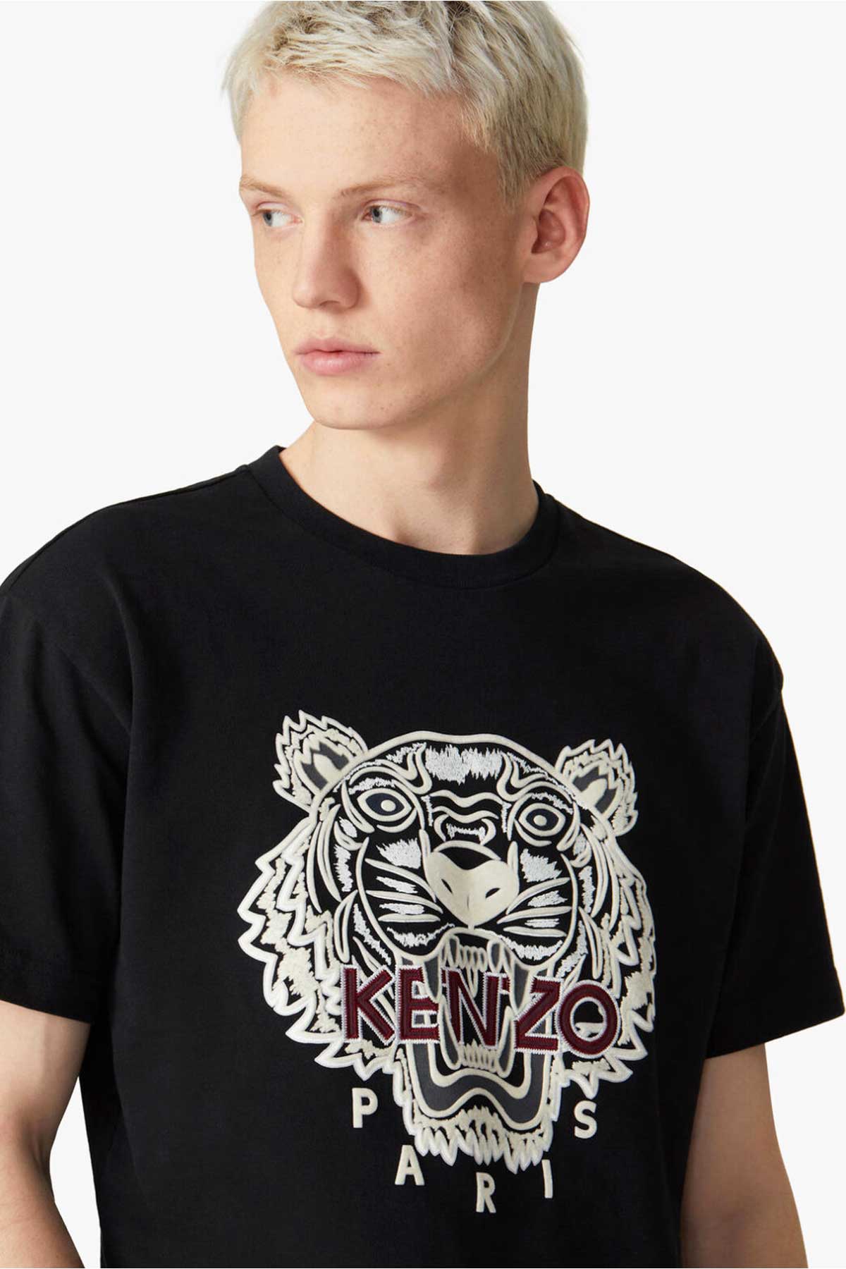 Kenzo Kaplan Logolu T-shirt-Libas Trendy Fashion Store