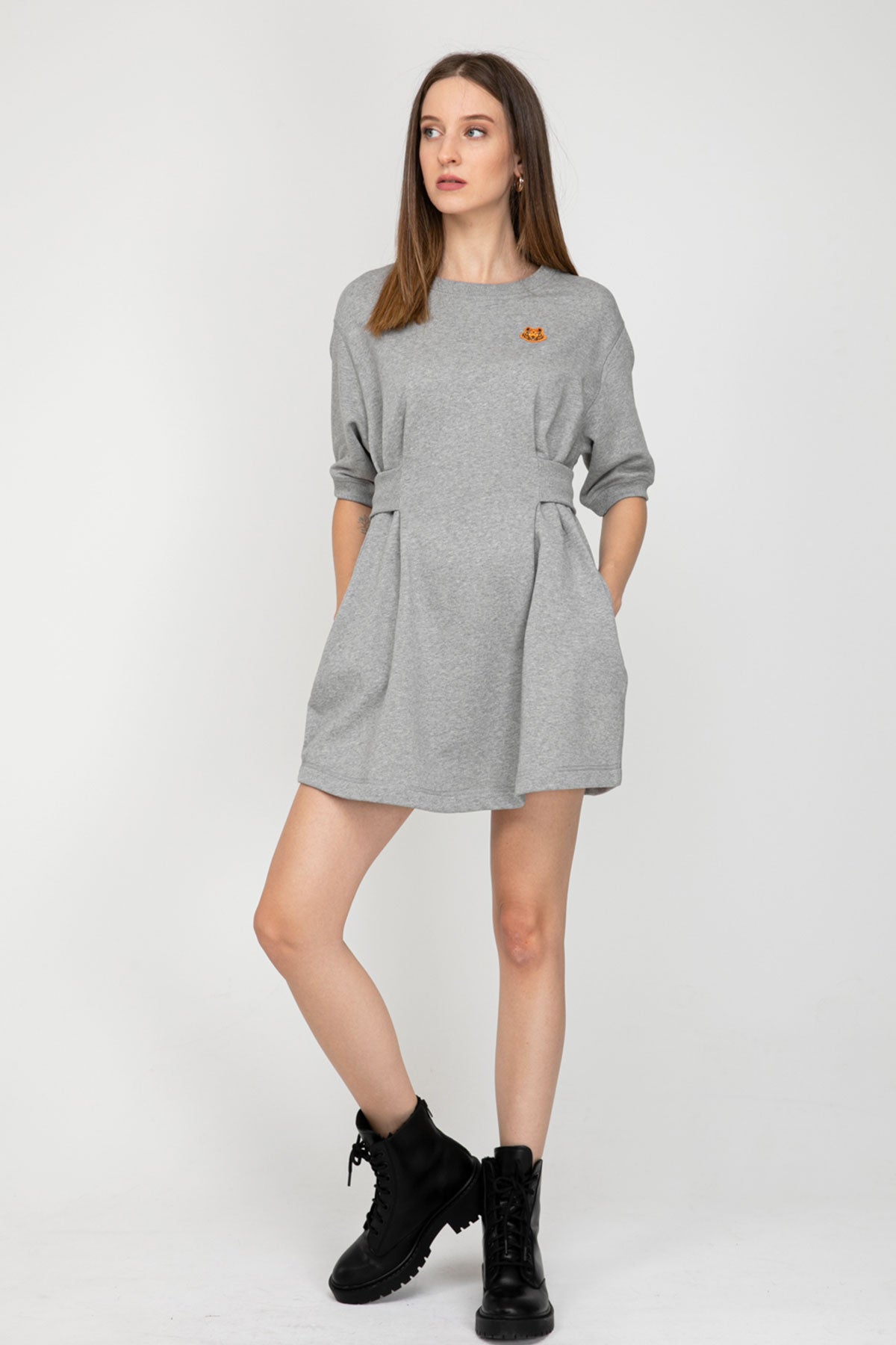 Kenzo Kaplan Logolu Elbise-Libas Trendy Fashion Store