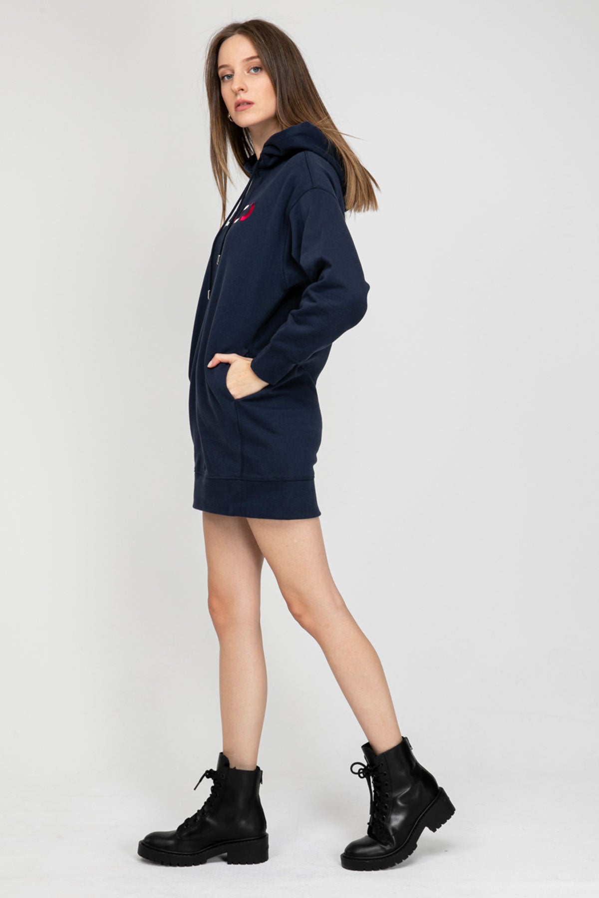 Kenzo Logo Sweatshirt Elbise-Libas Trendy Fashion Store