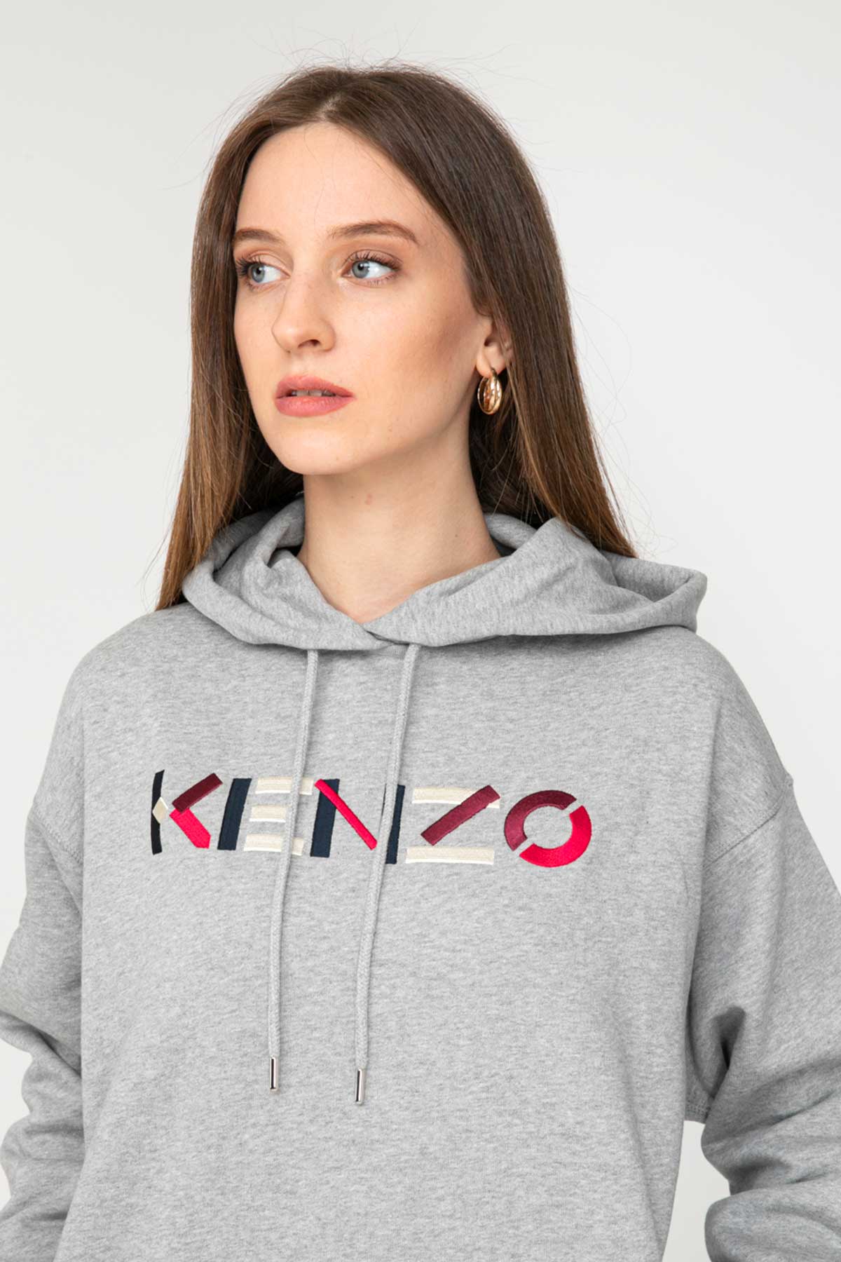 Kenzo Logo Sweatshirt Elbise-Libas Trendy Fashion Store