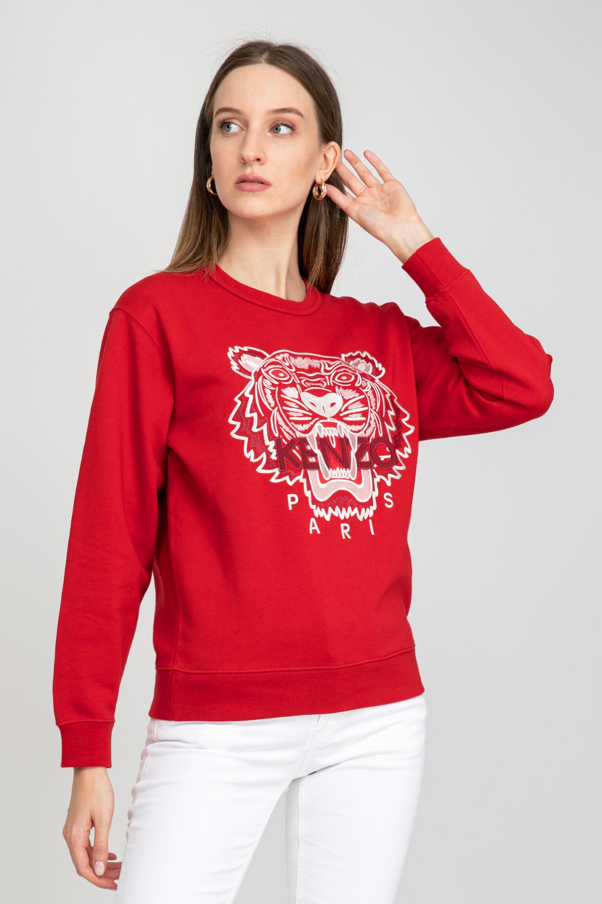 Kenzo Kaplan Logolu Sweatshirt-Libas Trendy Fashion Store